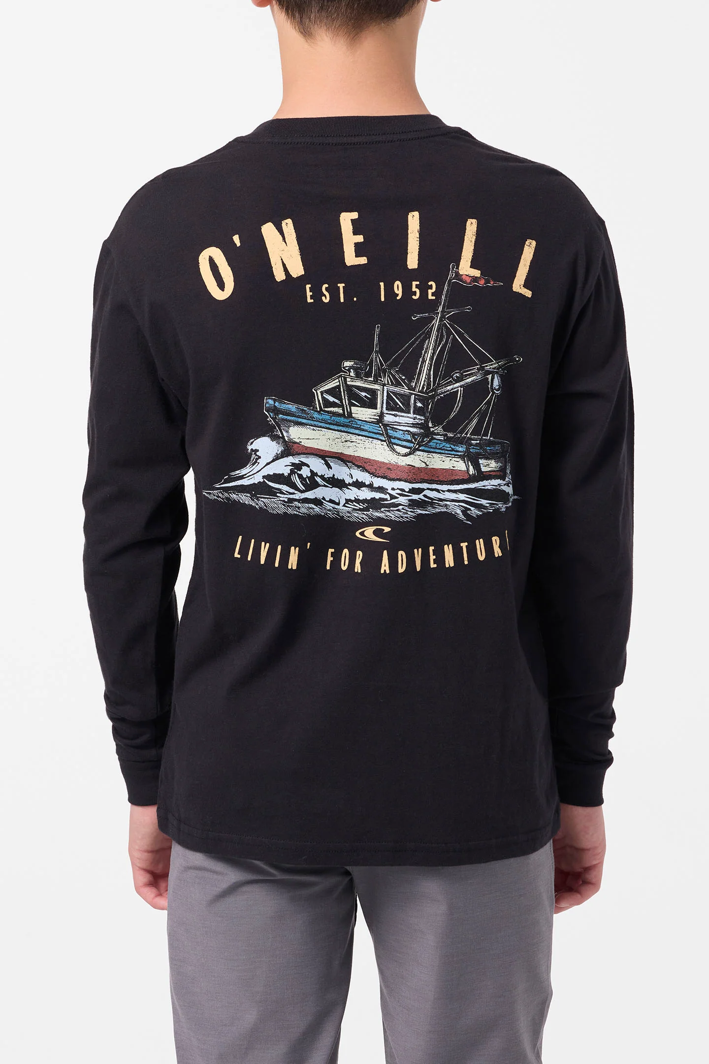 Boy's Adrift Long Sleeve Tee - Image 4