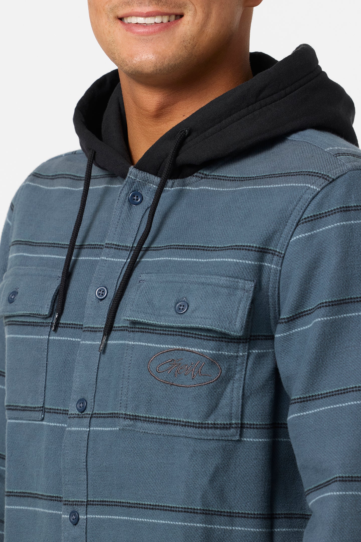 Archer Hooded Flannel Standard Fit Long Sleeve Shirt - Image 4