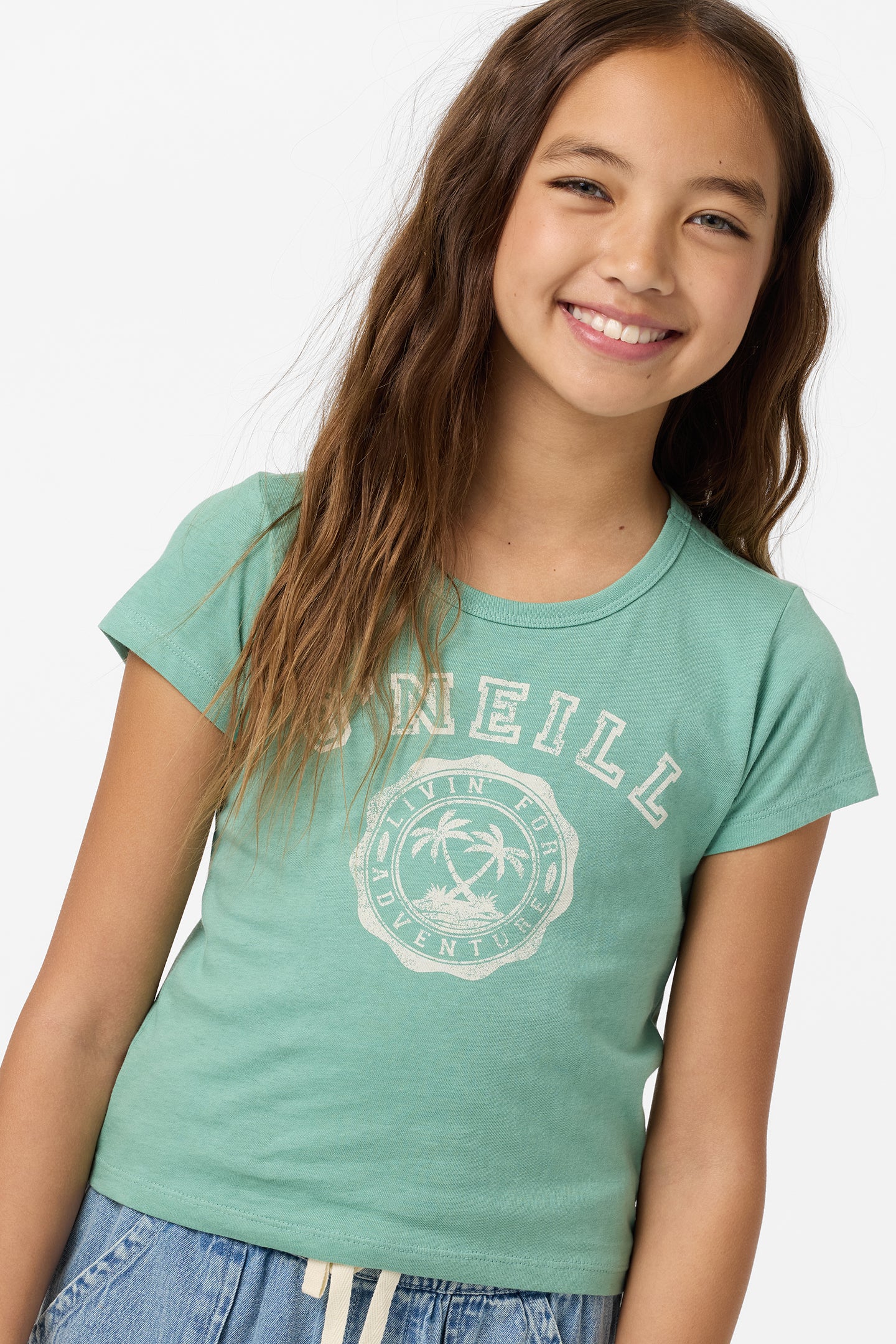 Girl's Athletic Seal Willa Skimmer Tee - Image 4