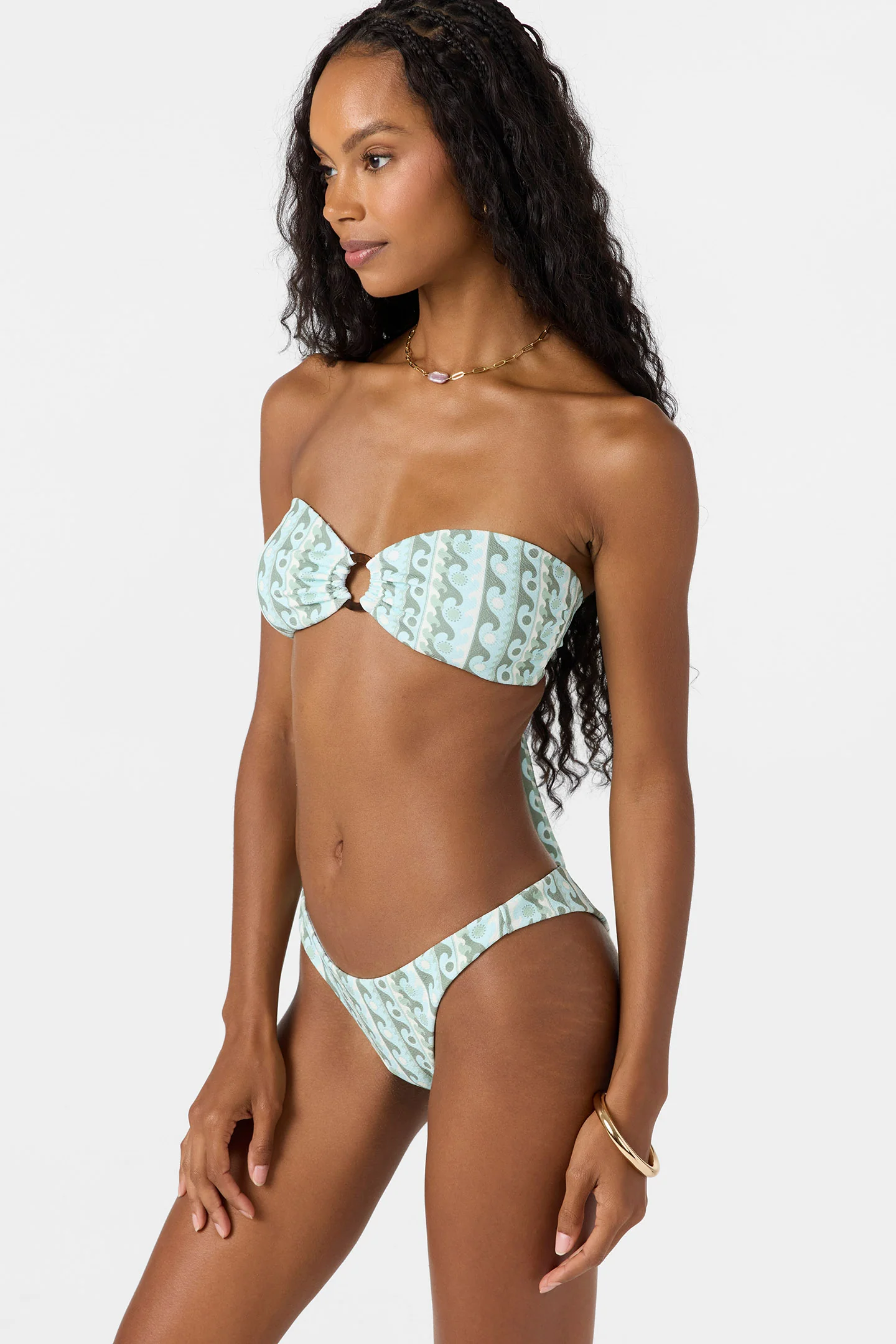 Balearic Waves Coast Bandeau Top - Image 9