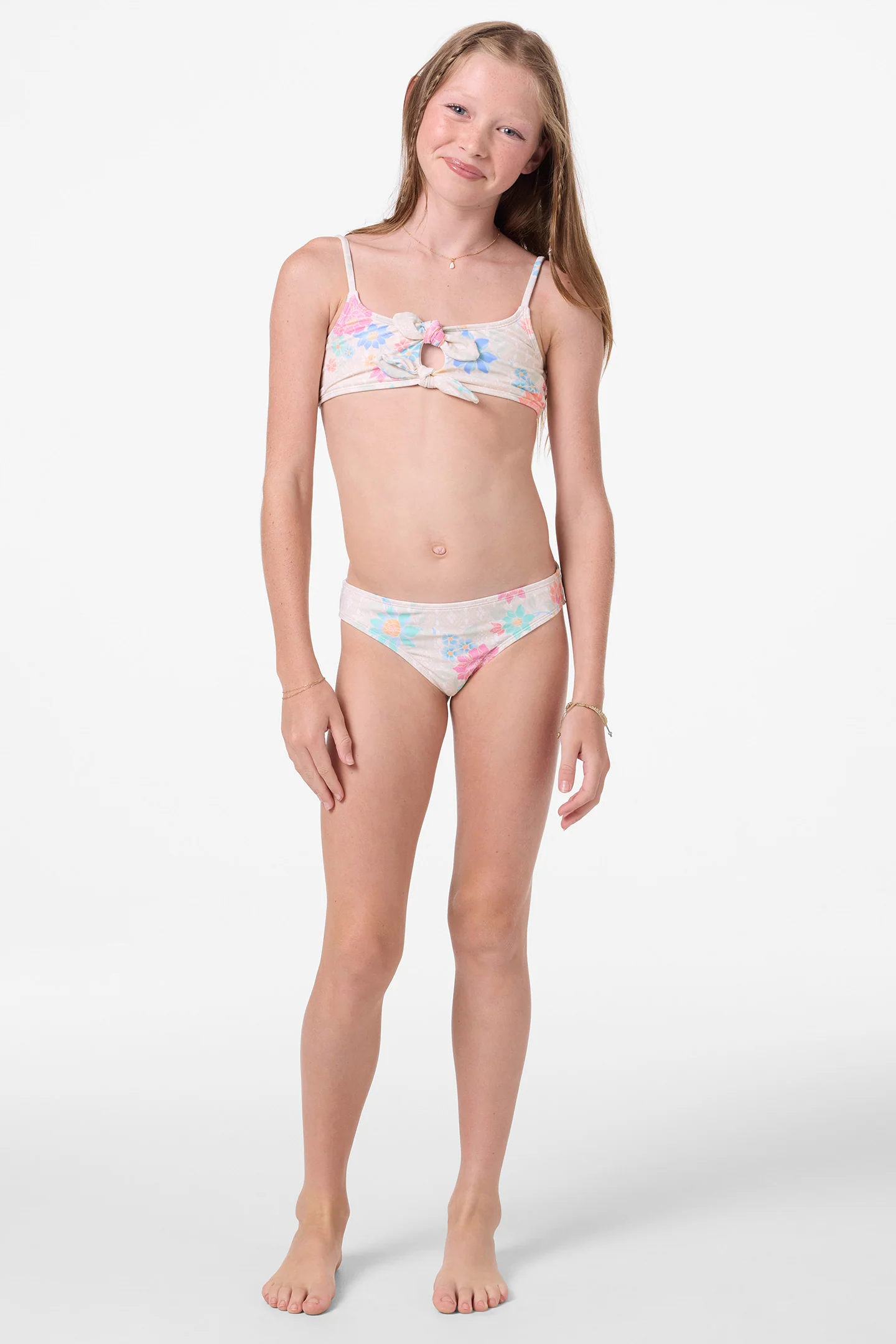 Girl's Bali Floral Hanky Set - Image 3