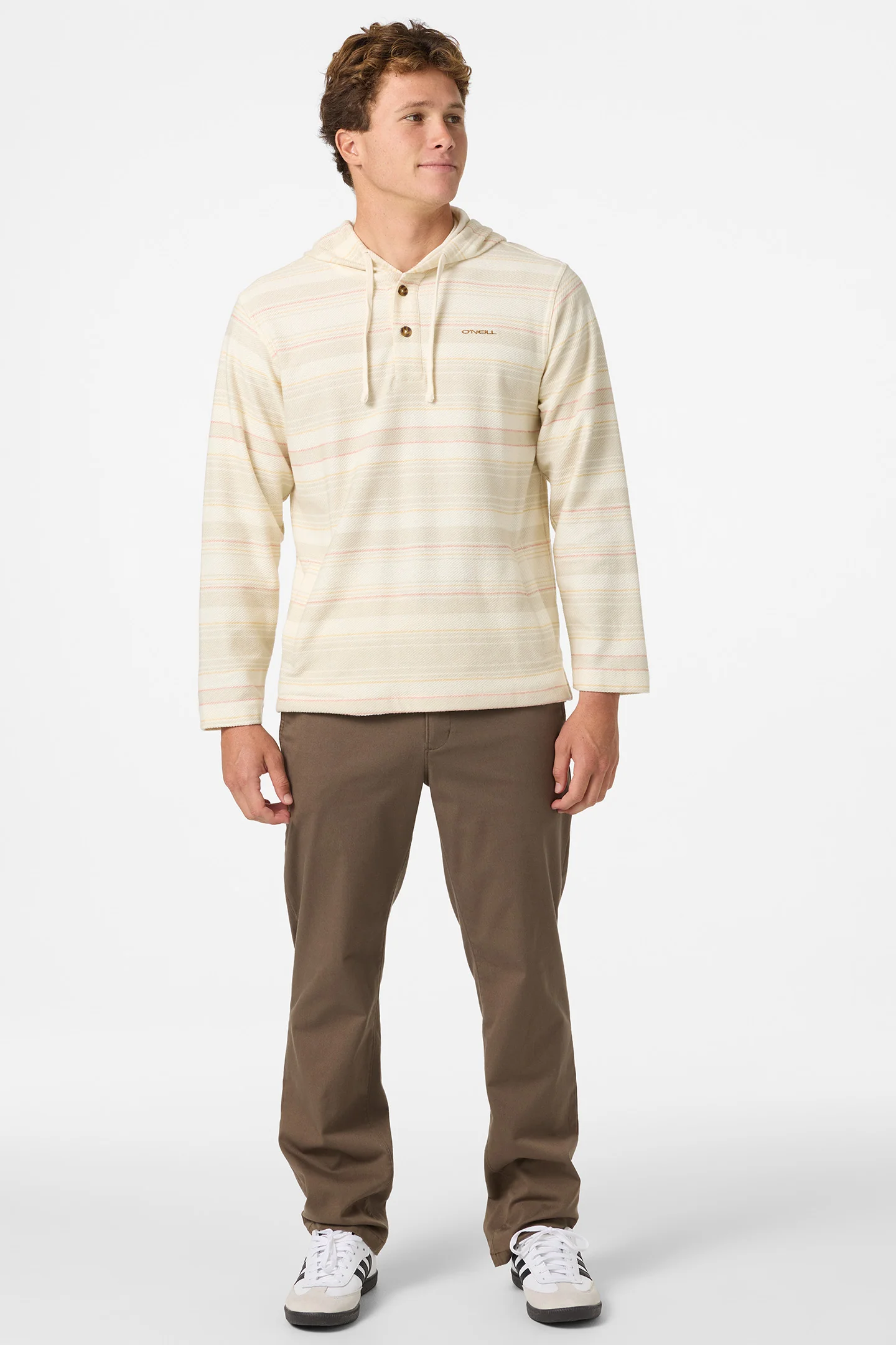 Bavaro Stripe Poncho Pullover Fleece - Image 3