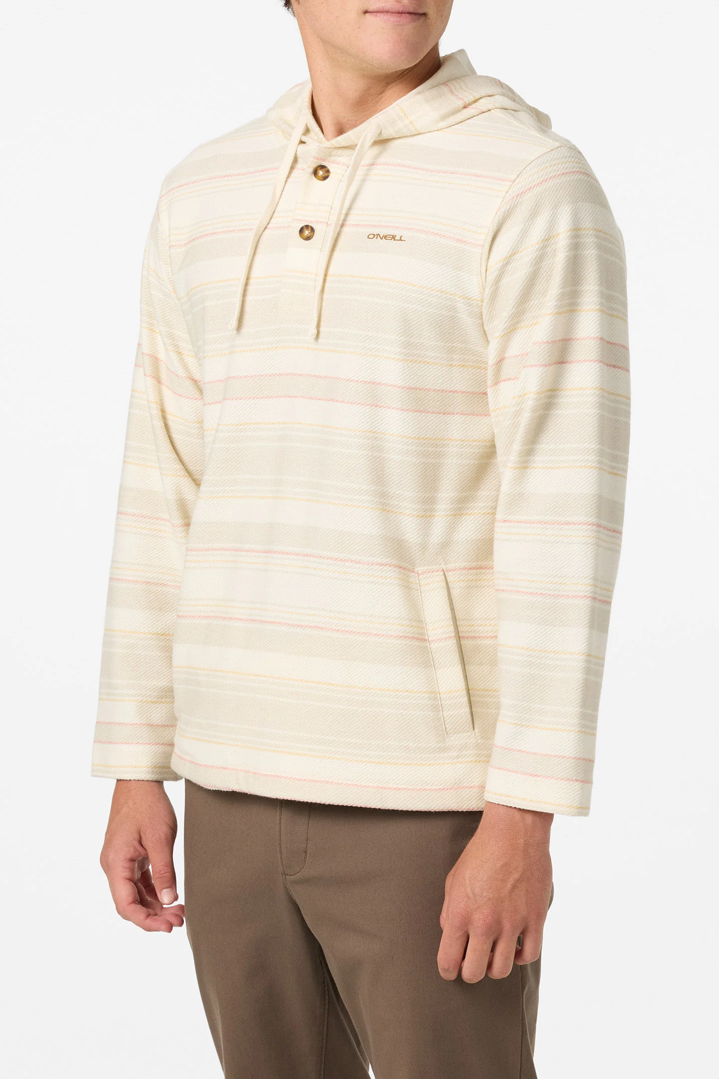 Bavaro Stripe Poncho Pullover Fleece - Image 5