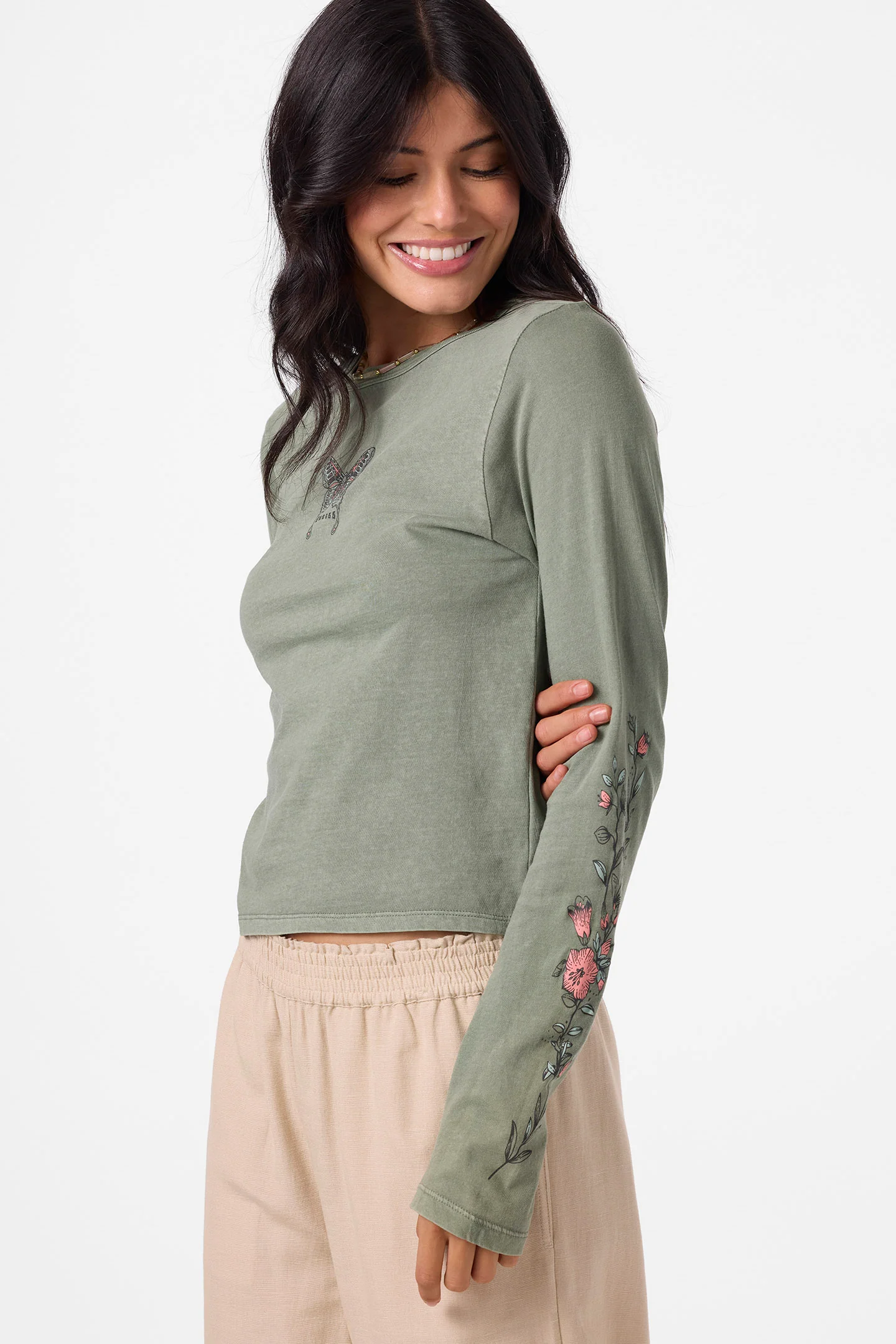 Boho Butterfly Long Sleeve Tee - Image 6