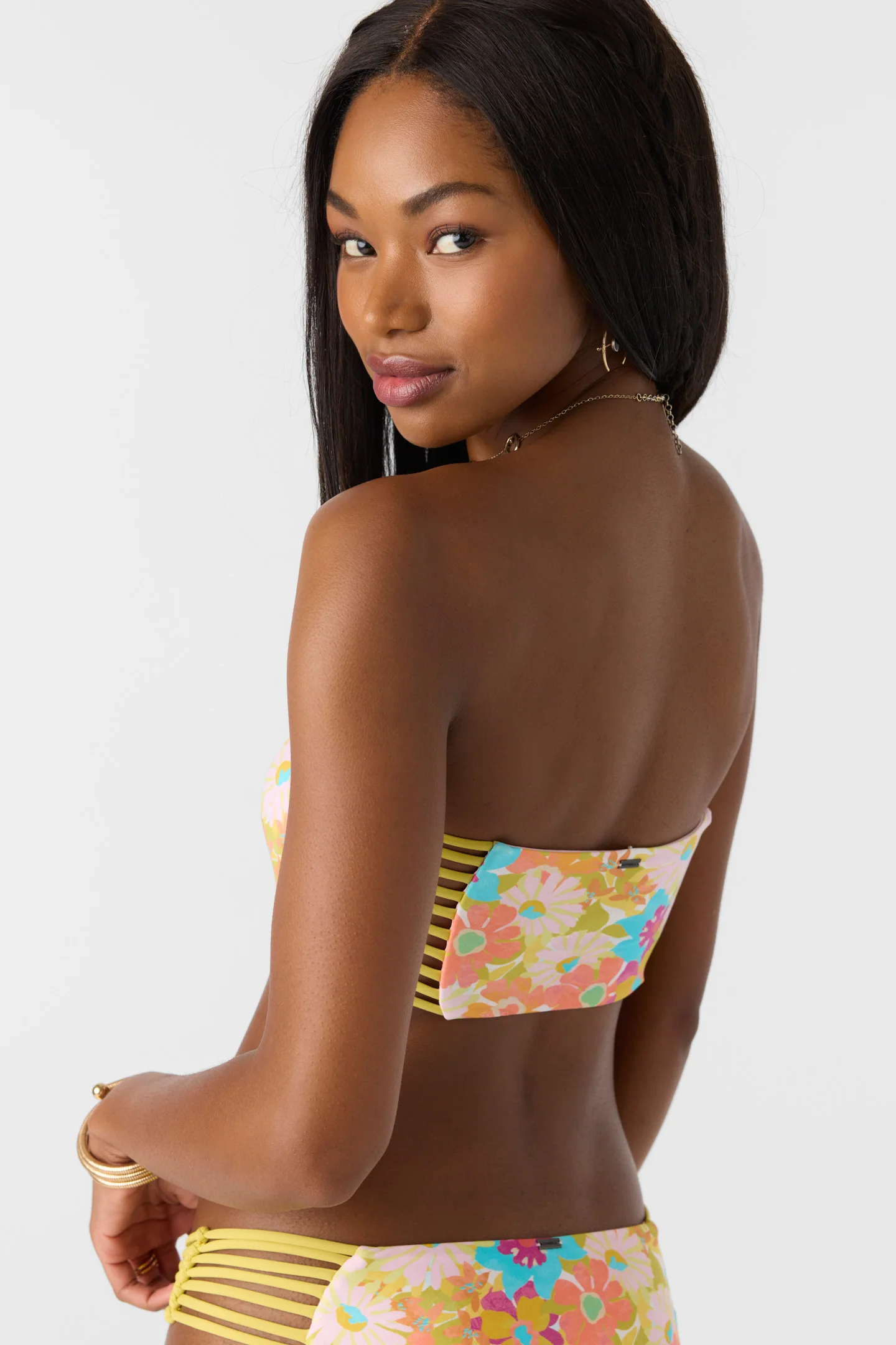 Brasilia Floral Bells Bandeau Top - Image 3