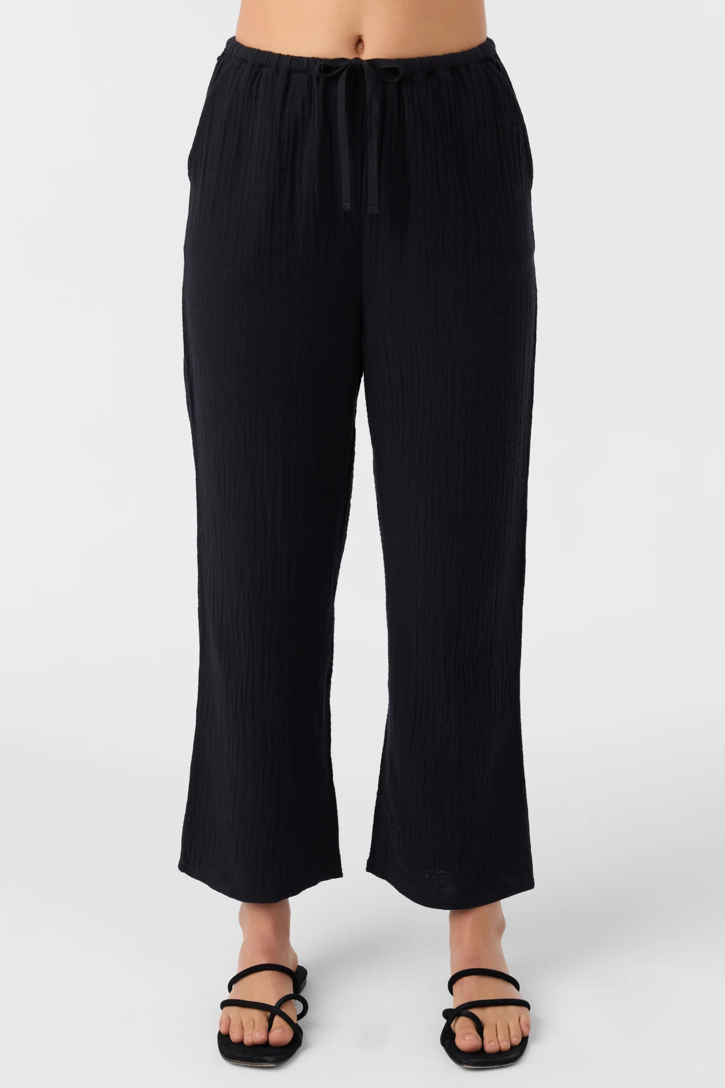 Brenda Crinkle Double Gauze Beach Pants - Image 4