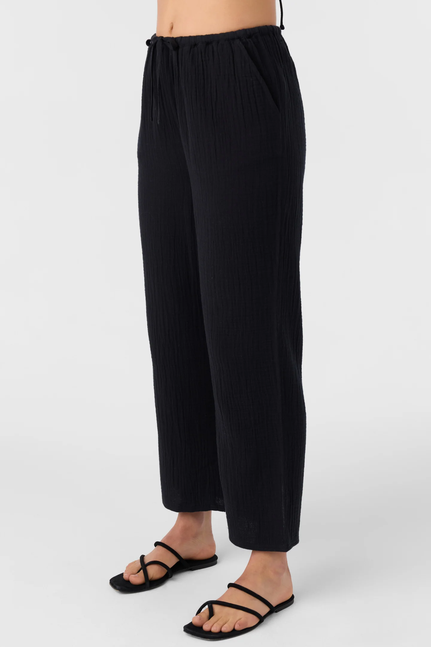 Brenda Crinkle Double Gauze Beach Pants - Image 5