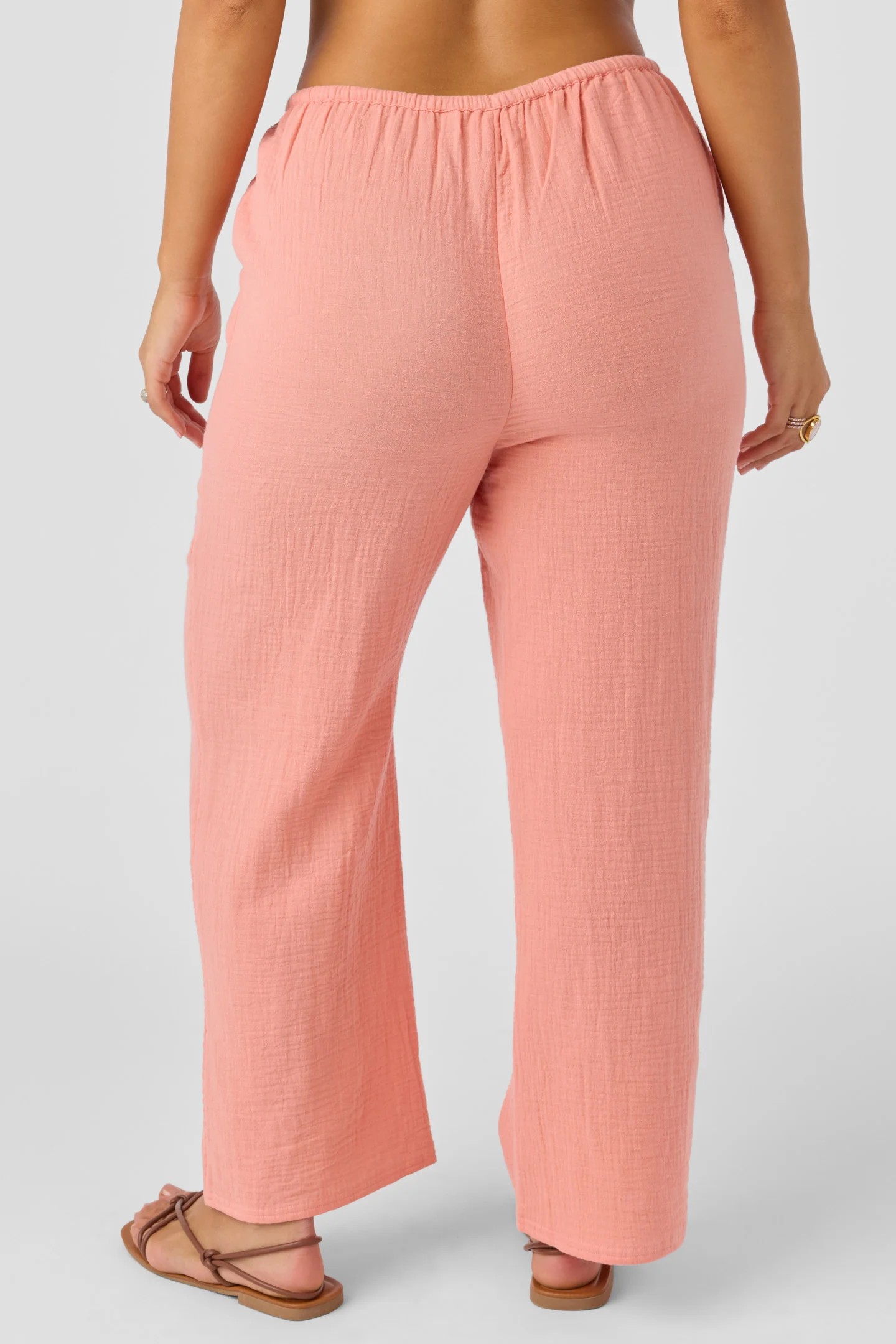 Brenda Crinkle Double Gauze Beach Pants - Image 6