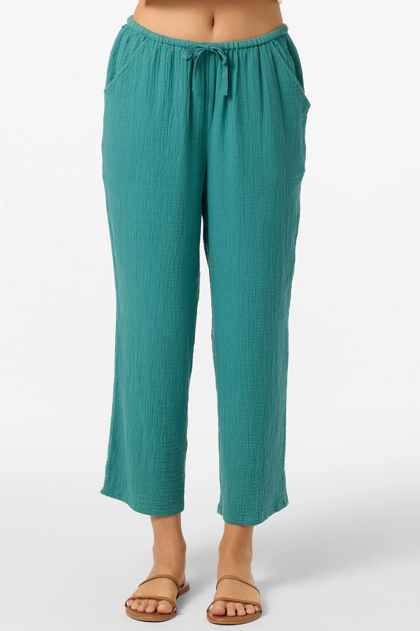 Brenda Crinkle Double Gauze Beach Pants - Image 4