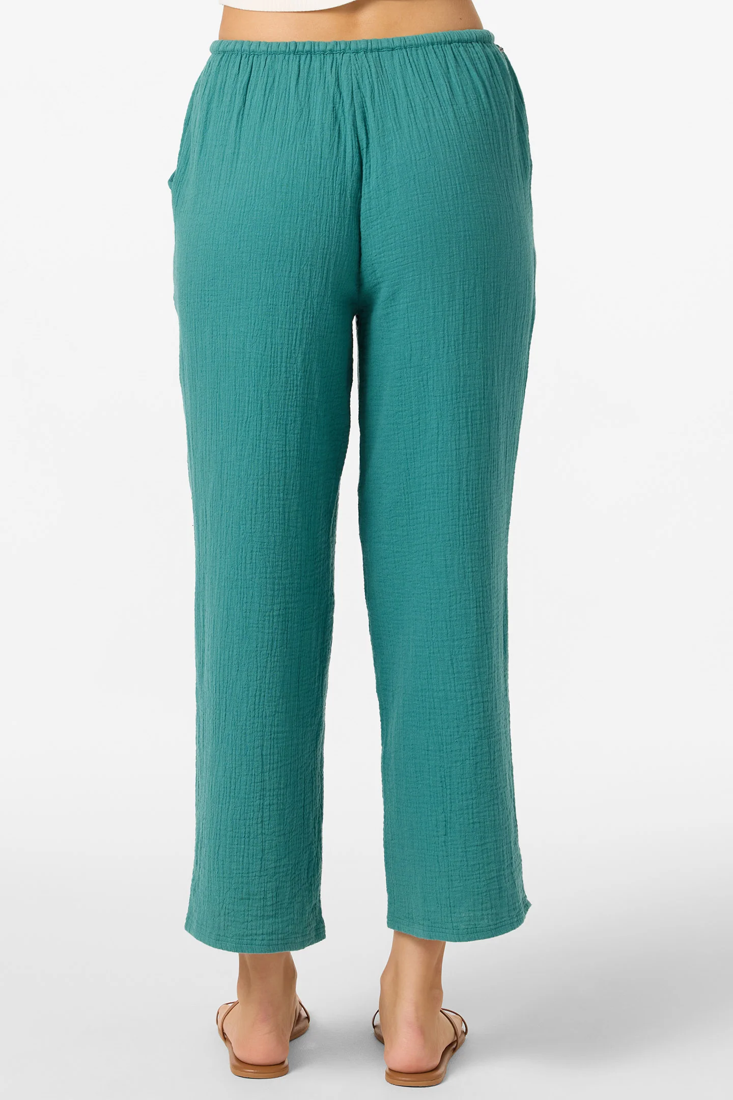 Brenda Crinkle Double Gauze Beach Pants - Image 6