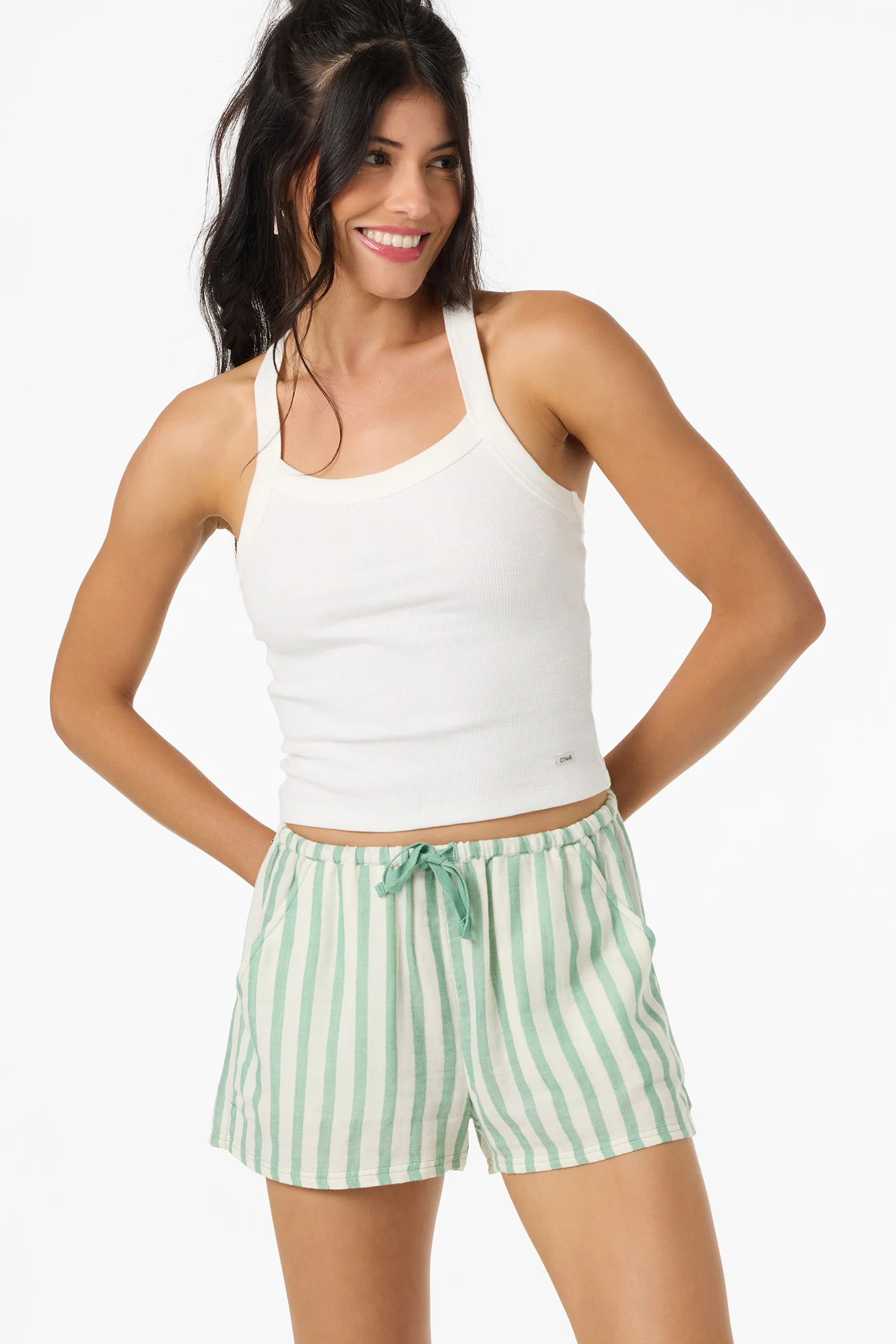 Brenda Stripe Beach Shorts - Image 9
