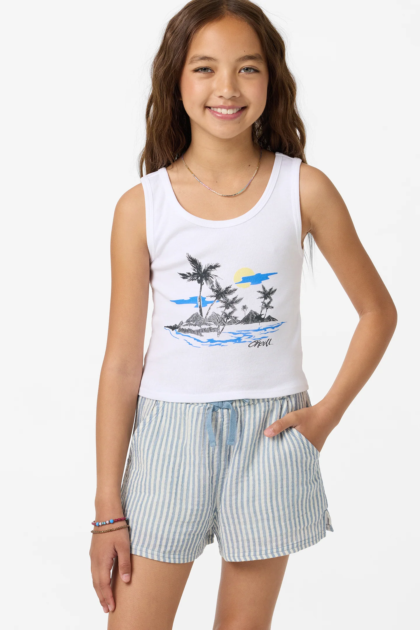 Girl's Brenda Stripe Shorts