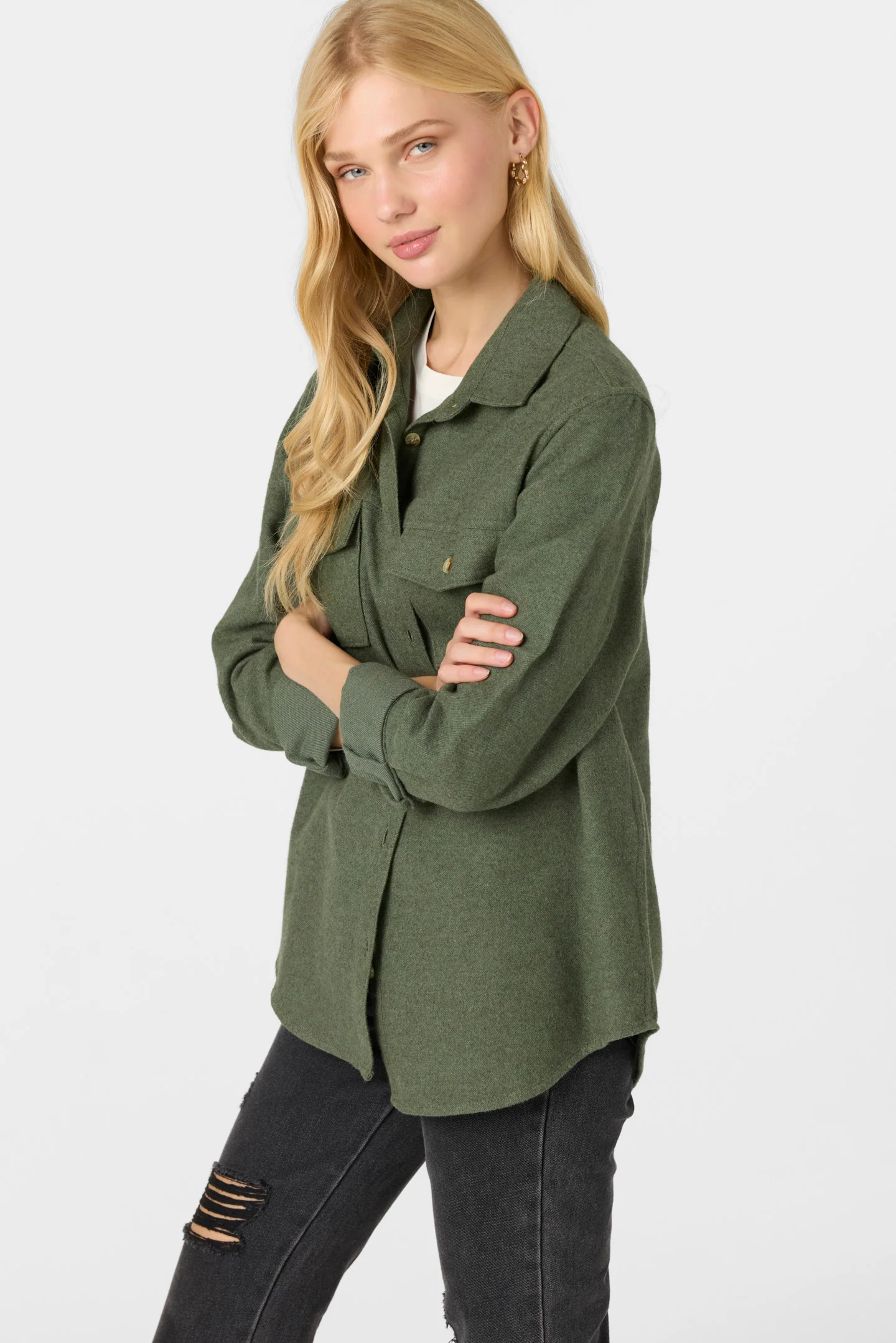 Brooks Flannel Oversized Fit Shirt - Image 6