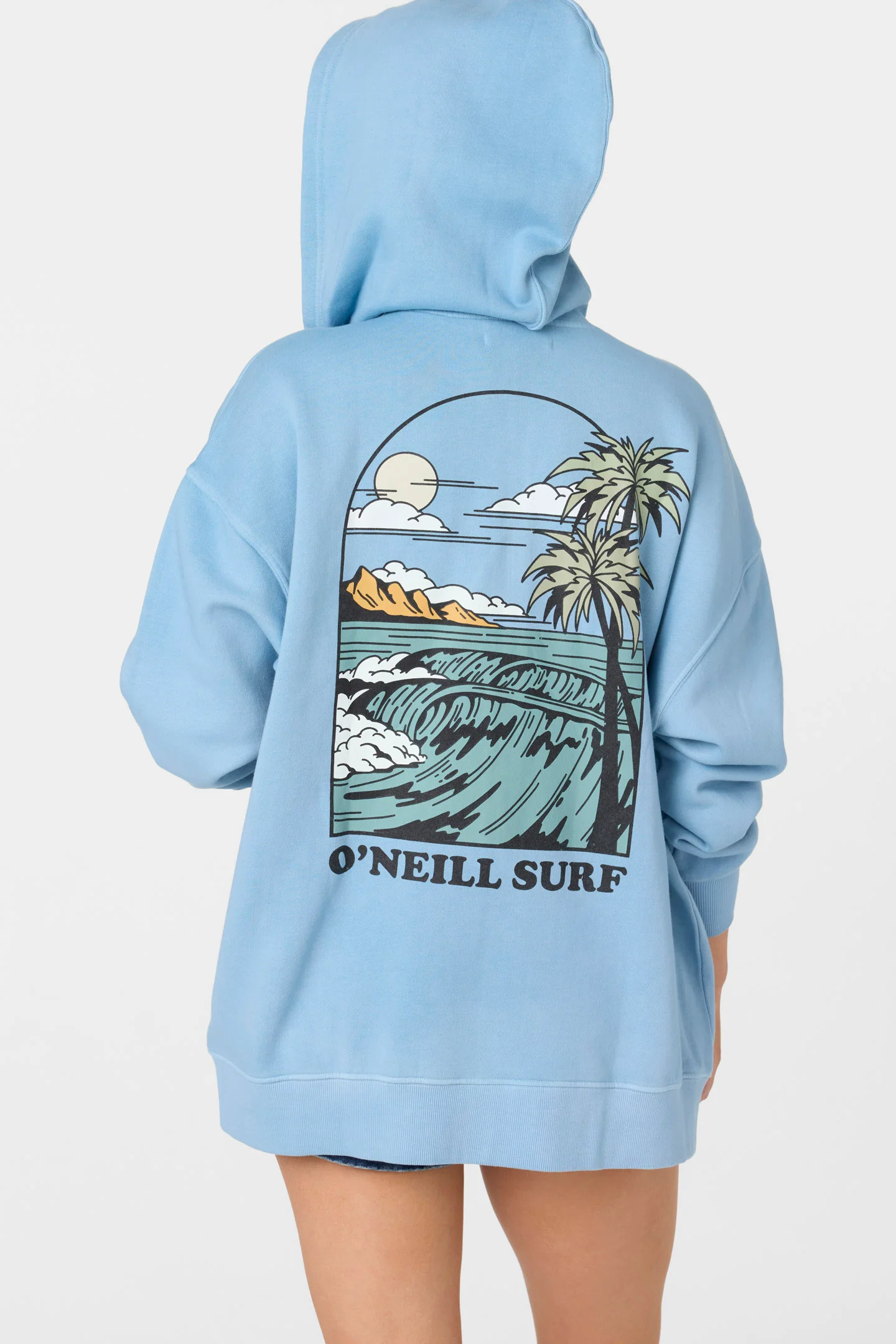 Byron Hooded Oversized Fit Zip Fleece Jacket - Image 6