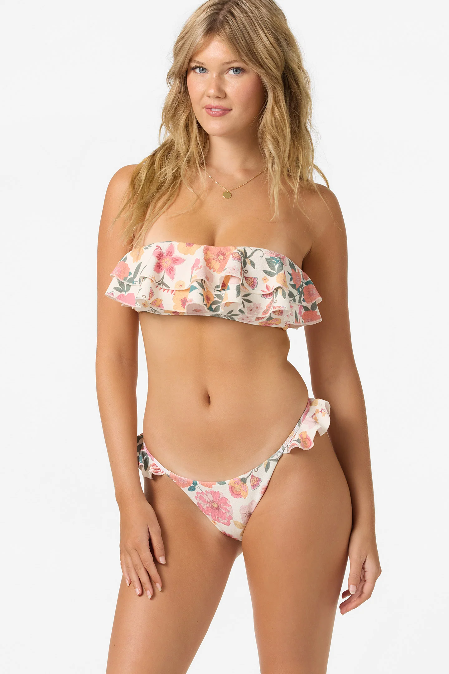 Camellia Floral Diaz Bandeau Top - Image 4