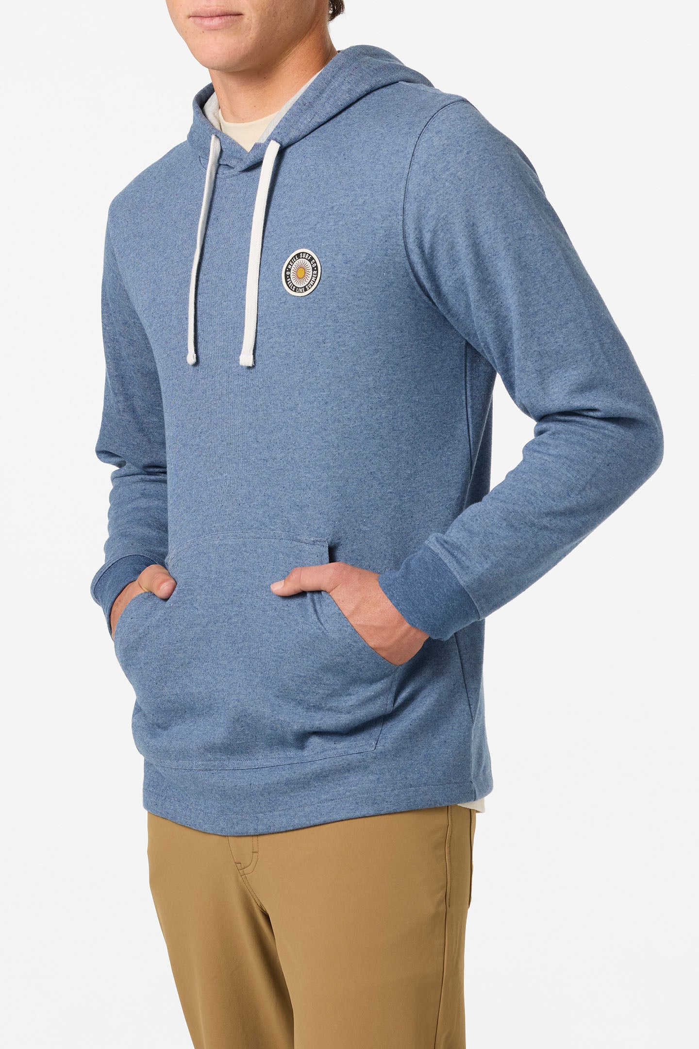 Cantina Hooded Textured Knit Long Sleeve Pullover - Image 3