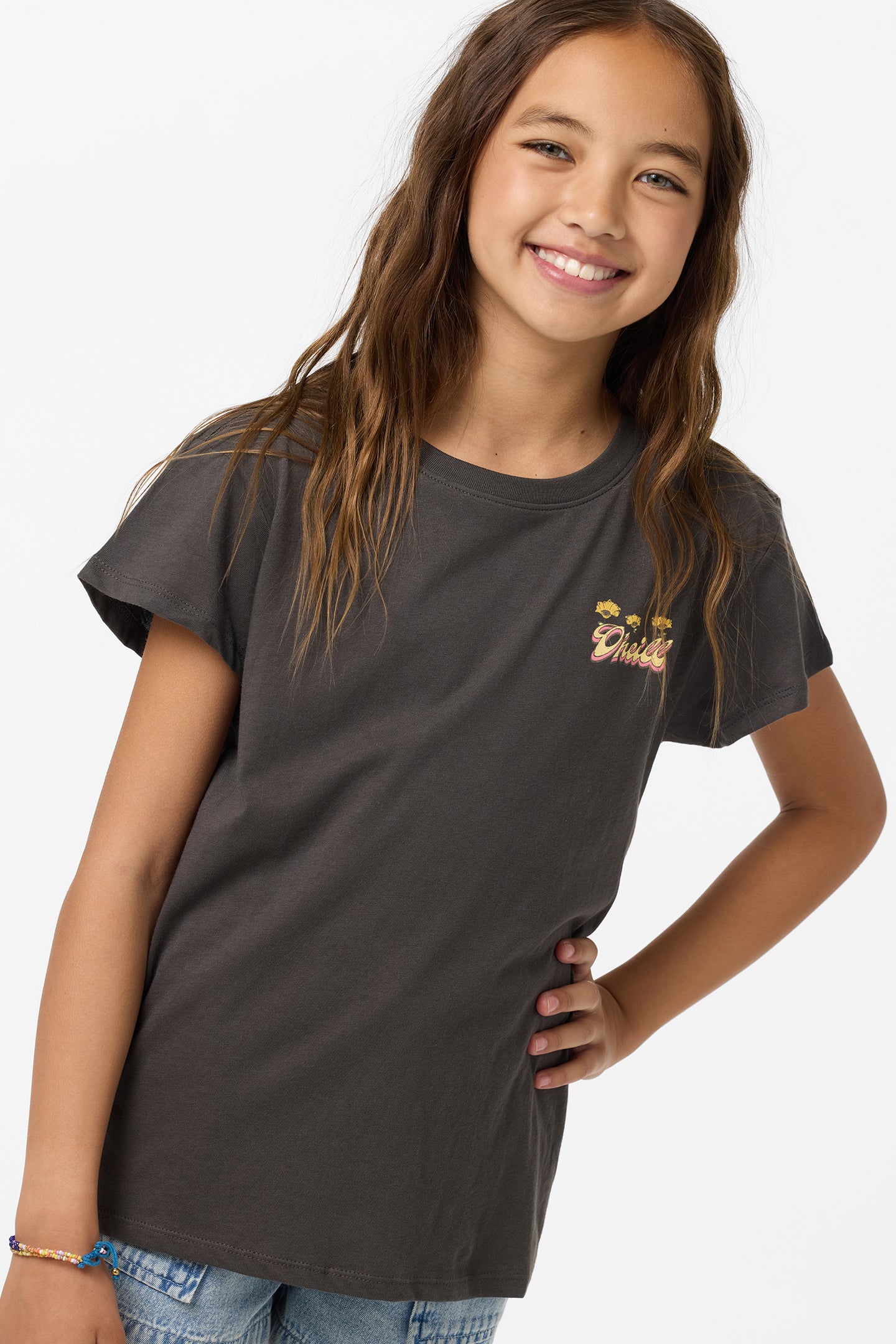Girl's Canyon Poppy Tee - Image 5