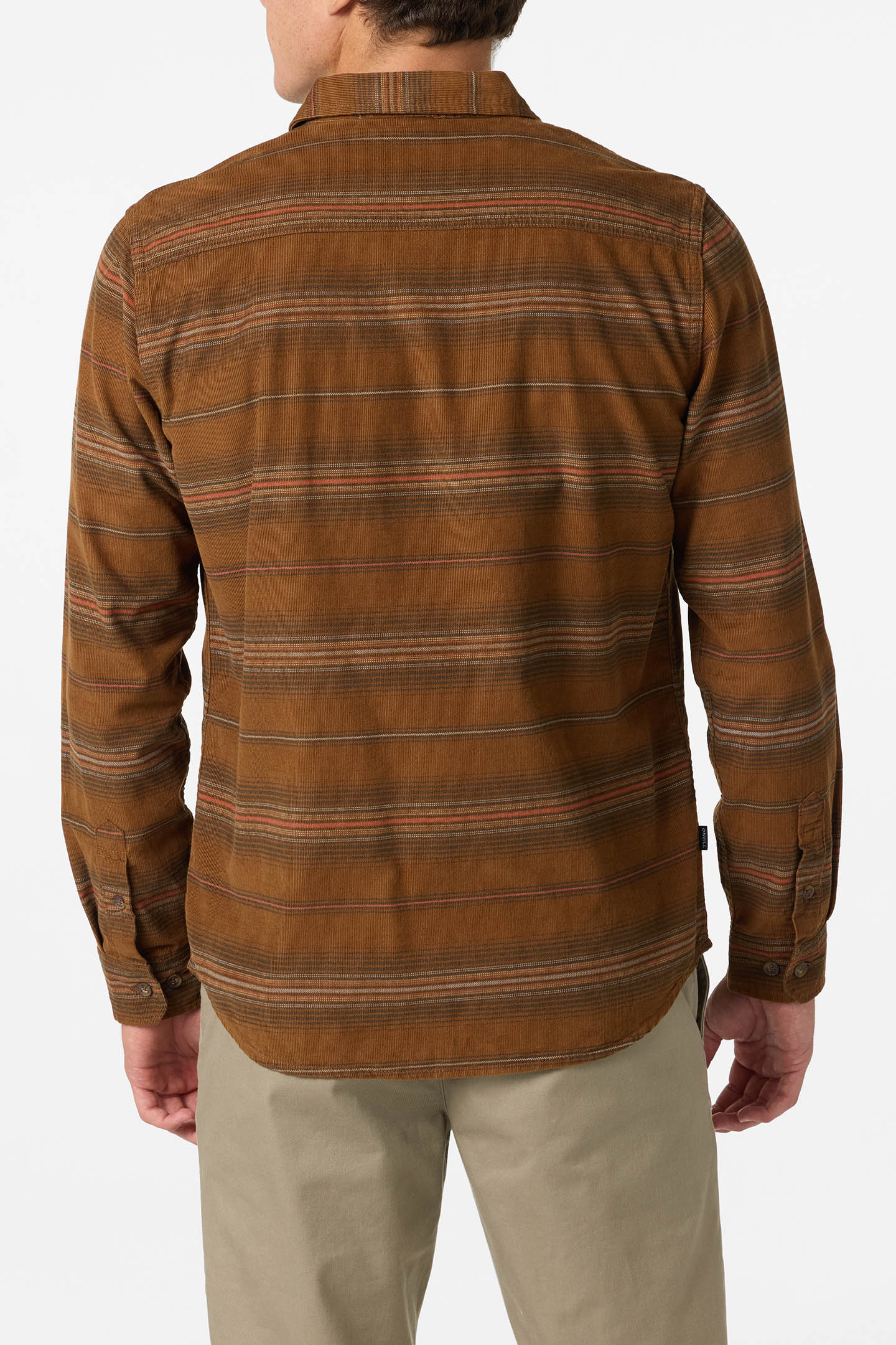 Caruso Stripe Cord Standard Fit Long Sleeve Shirt - Image 5