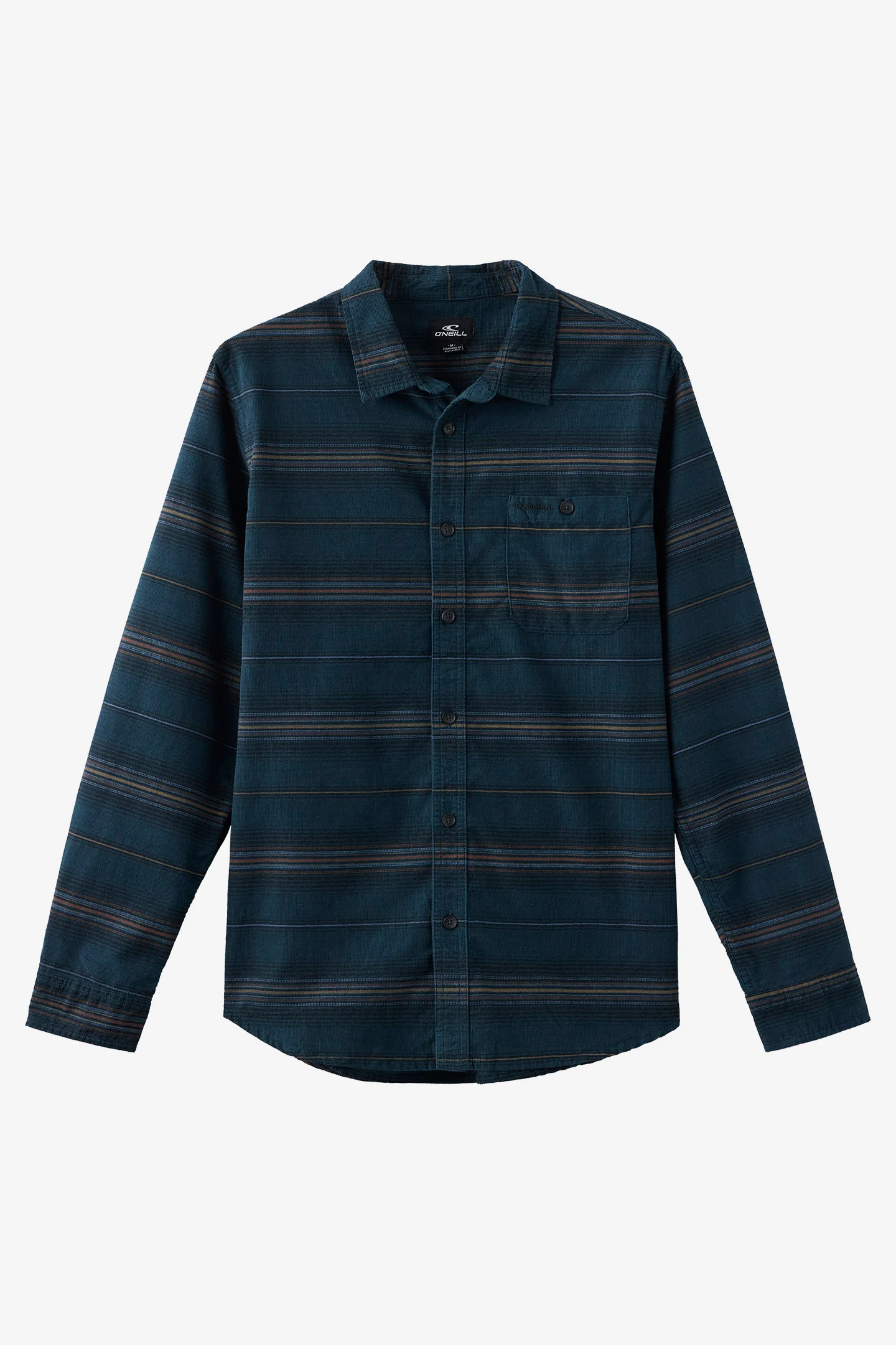 Caruso Stripe Cord Standard Fit Long Sleeve Shirt