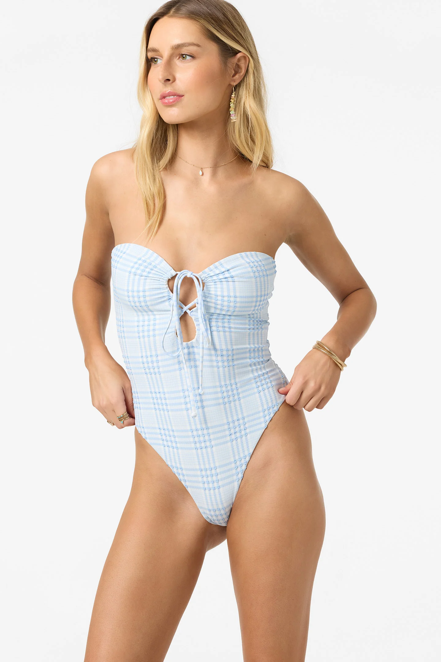 Catamaran Plaid Poolside One-Piece - Image 6