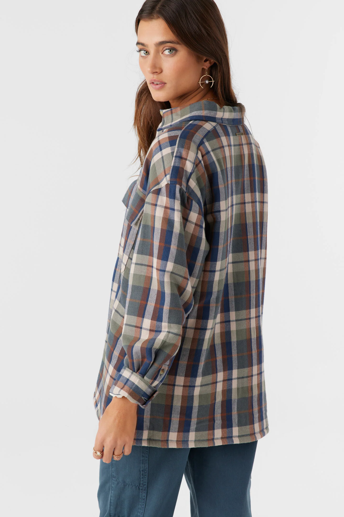 Chance High Pile Lined Flannel Jacket - Image 4