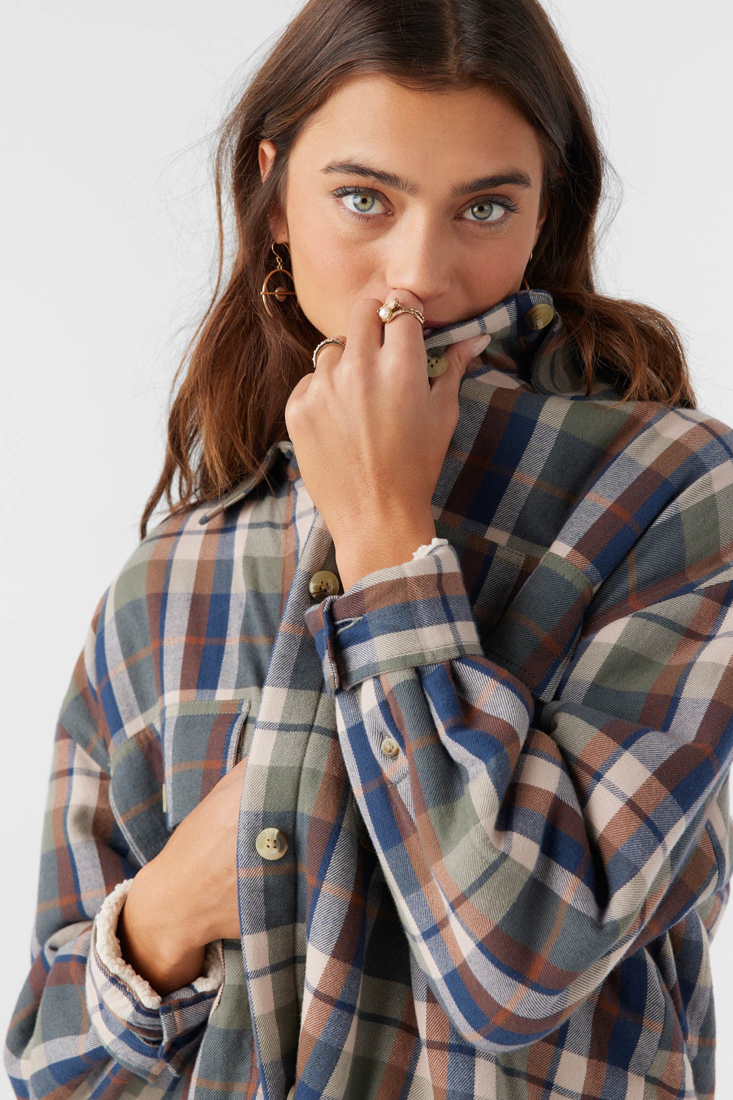 Chance High Pile Lined Flannel Jacket - Image 5
