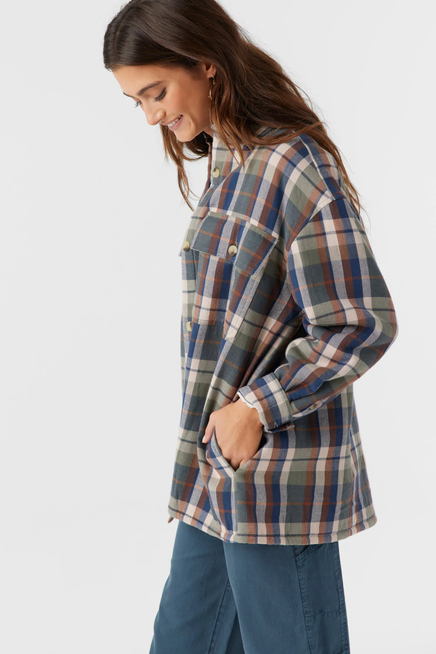 Chance High Pile Lined Flannel Jacket - Image 6