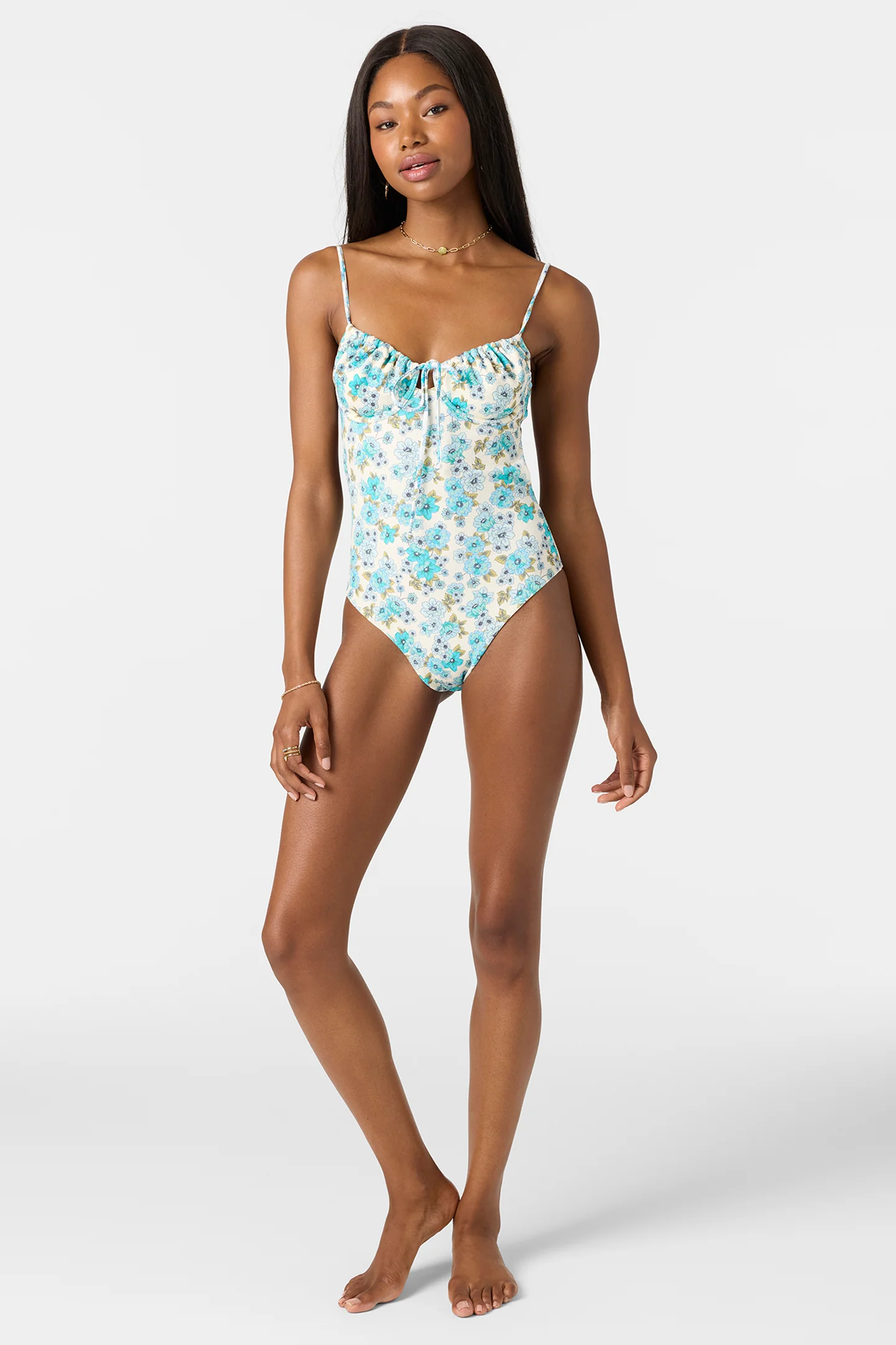 Coastal Floral Kailua One-Piece - Image 3