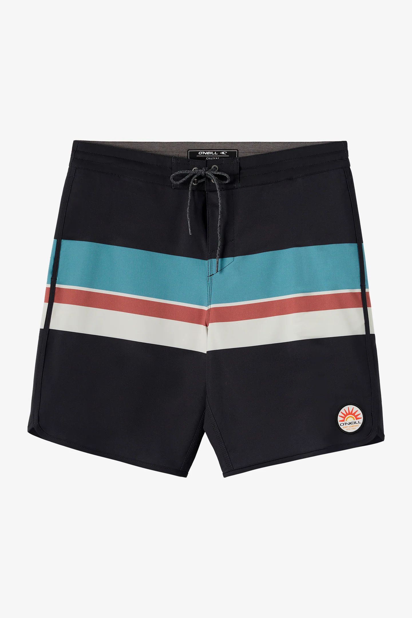 Cruzer Stripe Scallop 18" Boardshorts