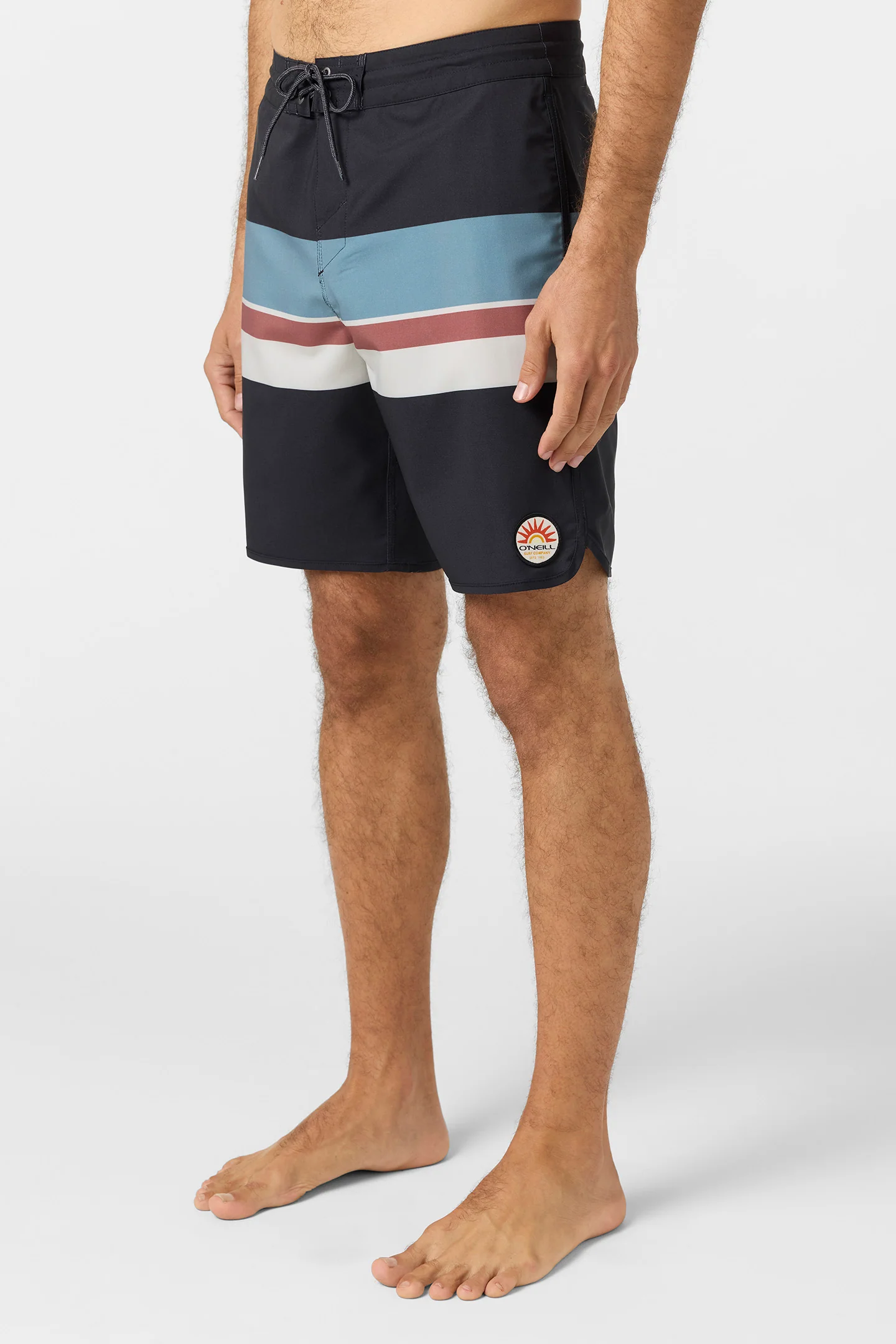 Cruzer Stripe Scallop 18" Boardshorts - Image 3