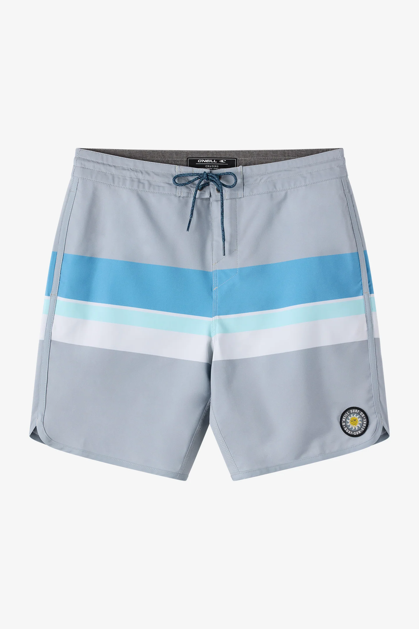 Cruzer Stripe Scallop 18" Boardshorts