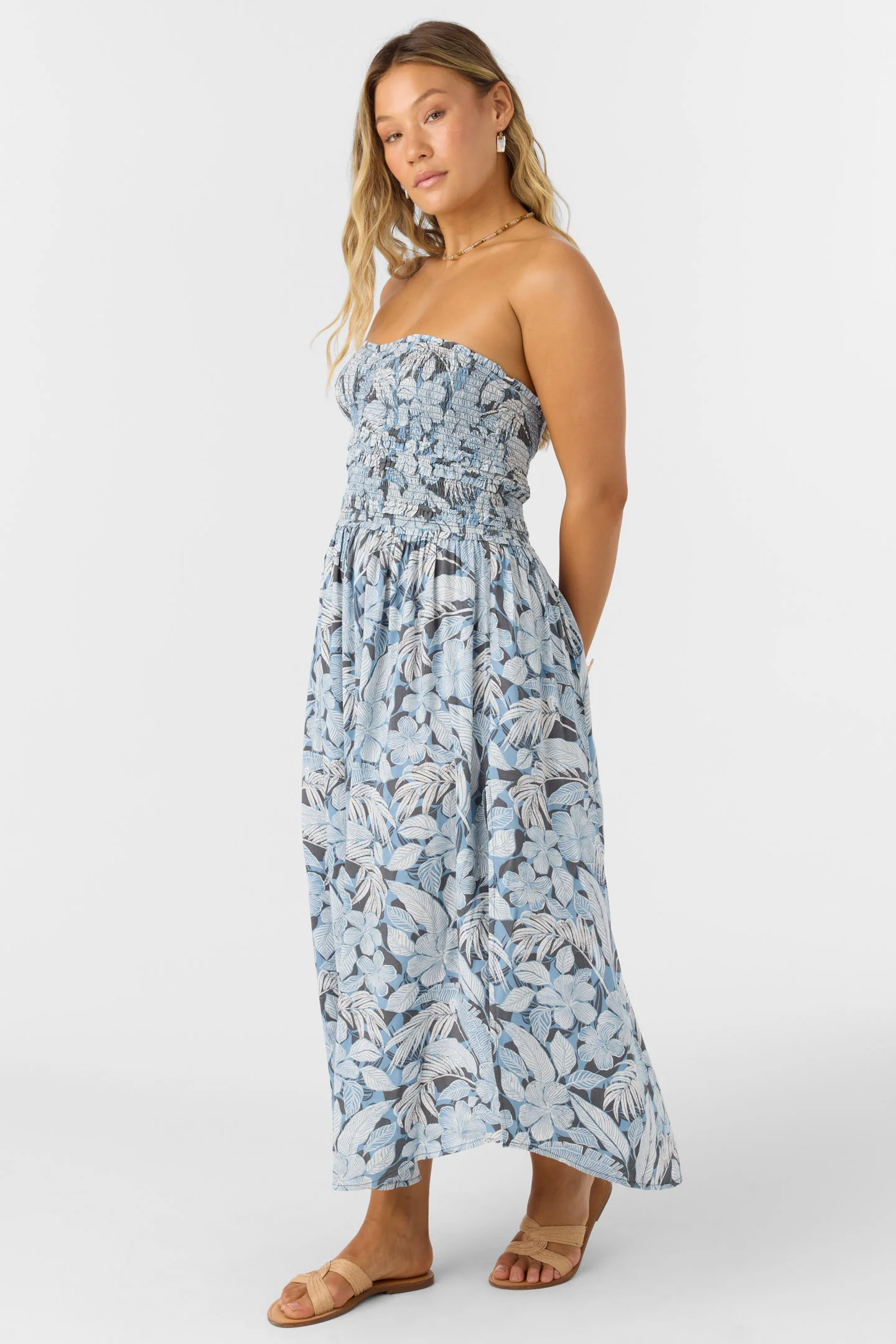 Devyn Palmetto Floral Midi Dress - Image 6