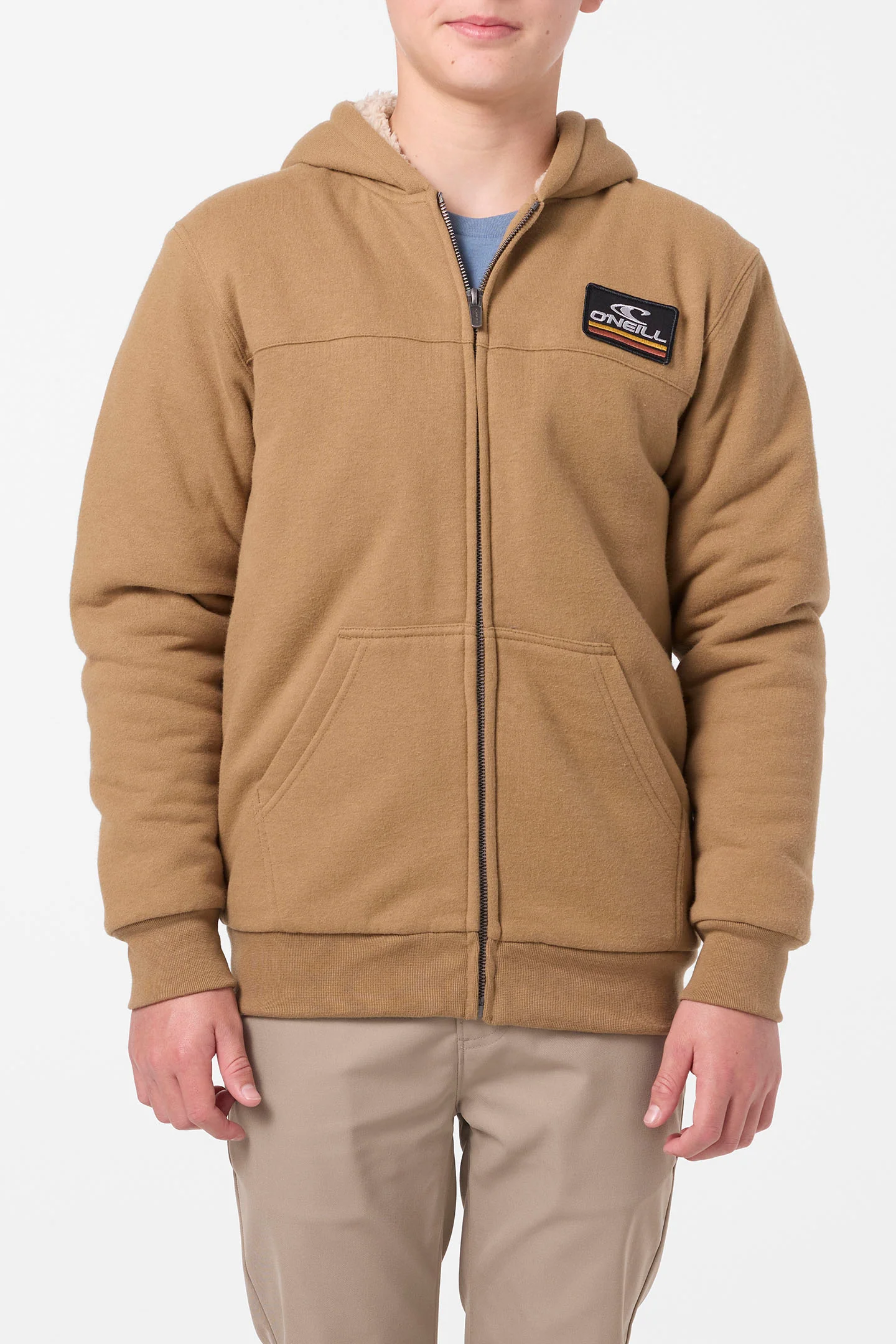Boy's Fifty Two High Pile Zip Fleece - Image 2