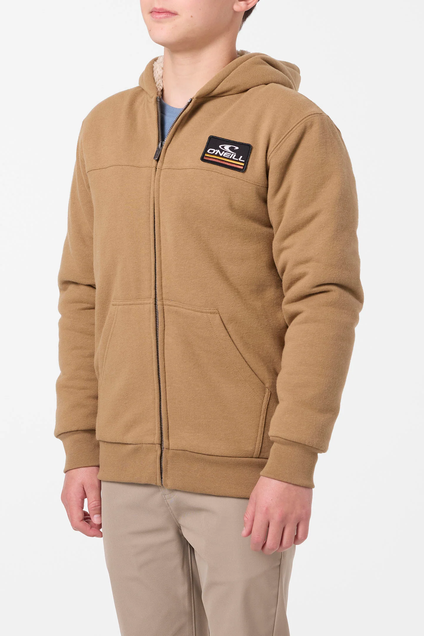 Boy's Fifty Two High Pile Zip Fleece - Image 3