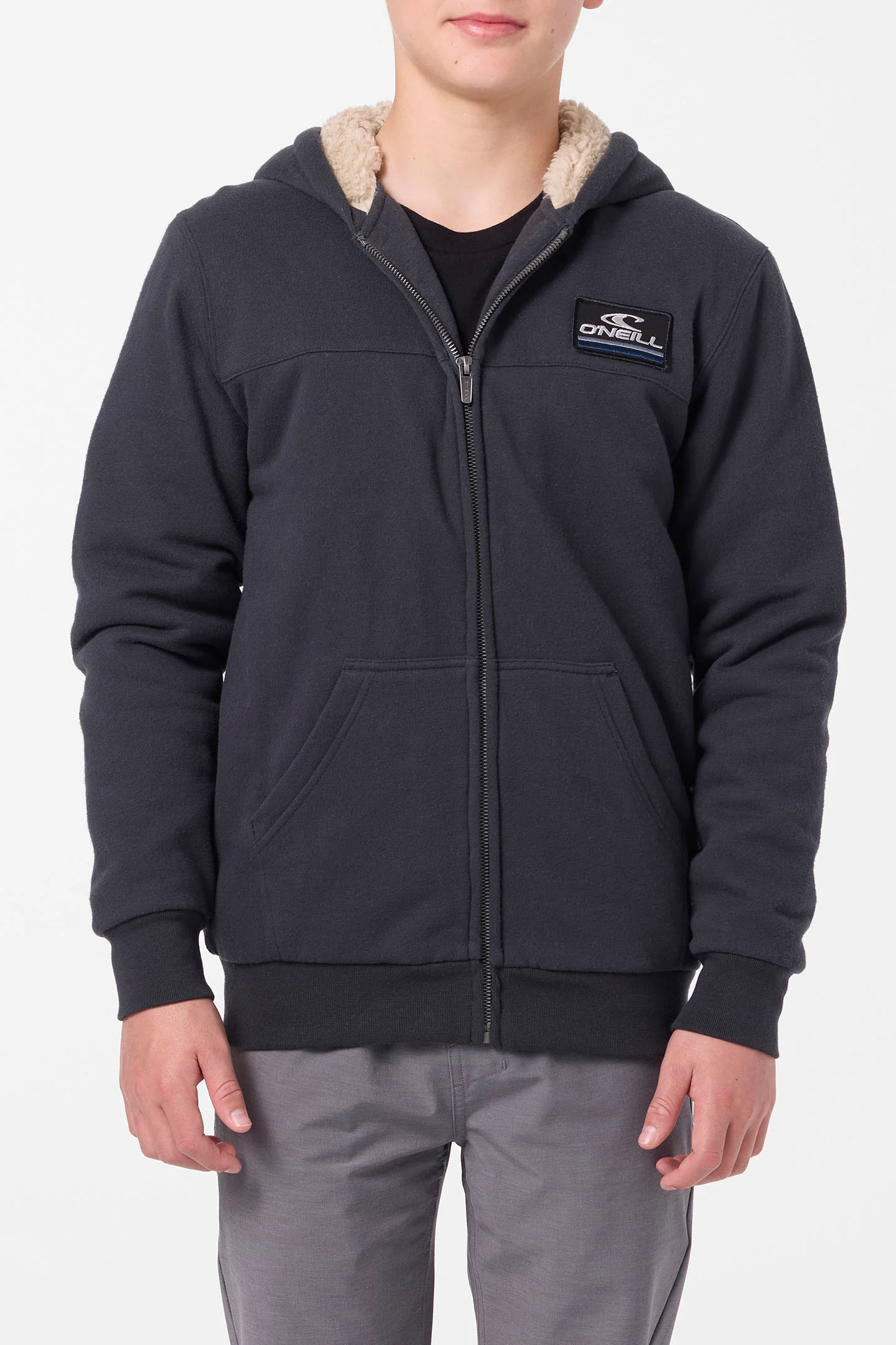 Boy's Fifty Two High Pile Zip Fleece - Image 2