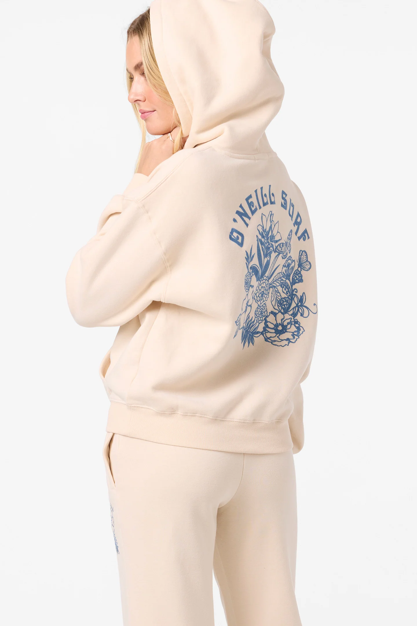 Flora Drift Hoodie Pullover Fleece - Image 6