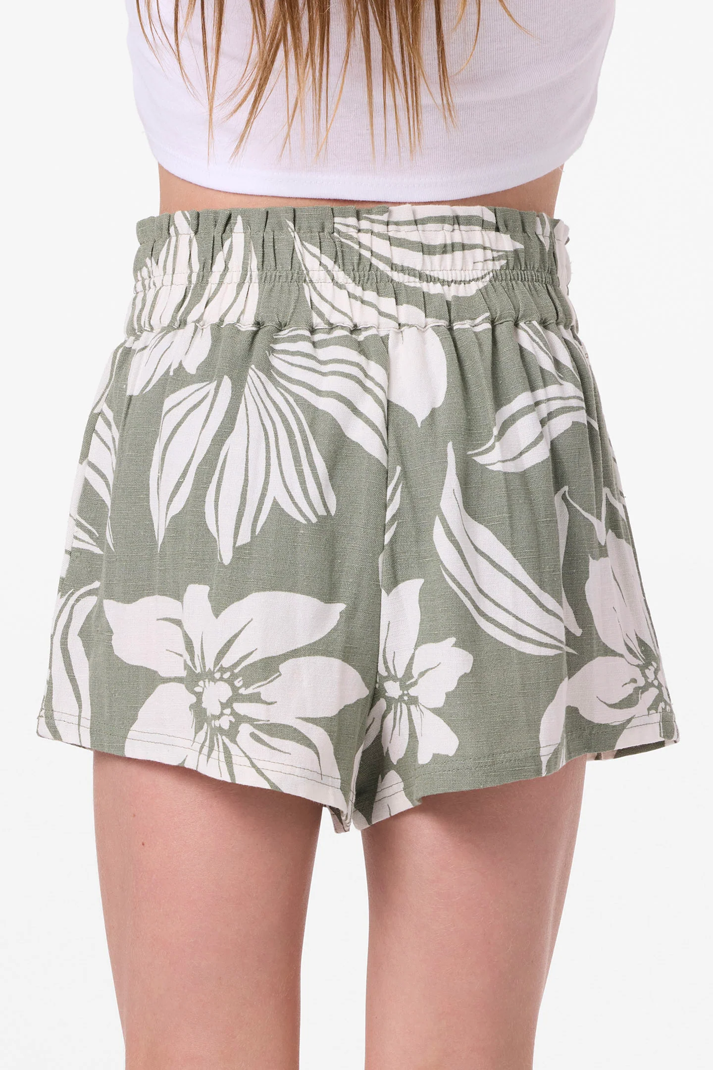 Girl's Gabi Short Floral Shorts - Image 6