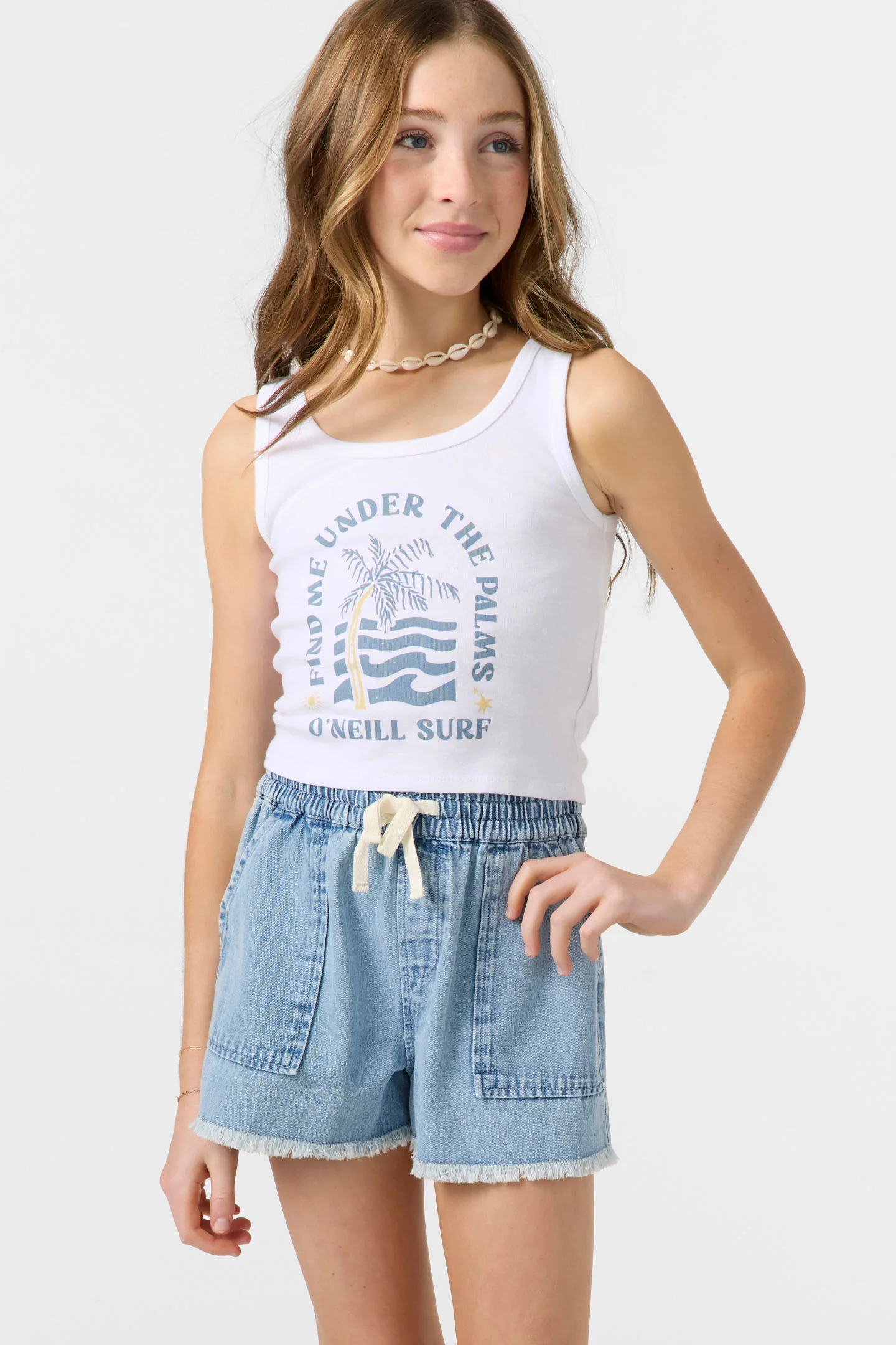 Girl's Palm Tree Shore