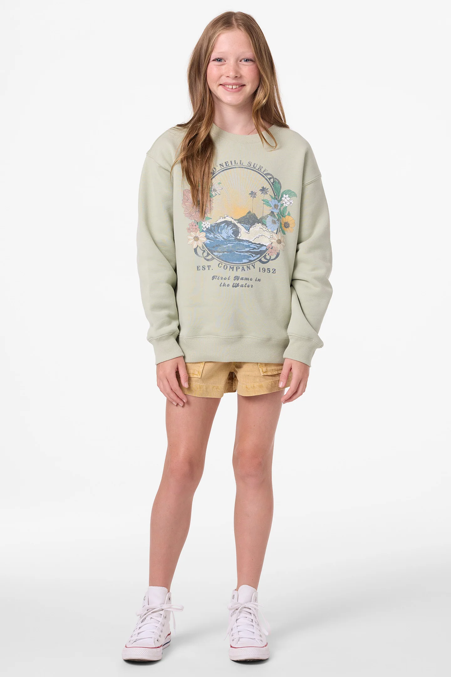 Girl's Skylar Crew Neck Fleece - Image 3