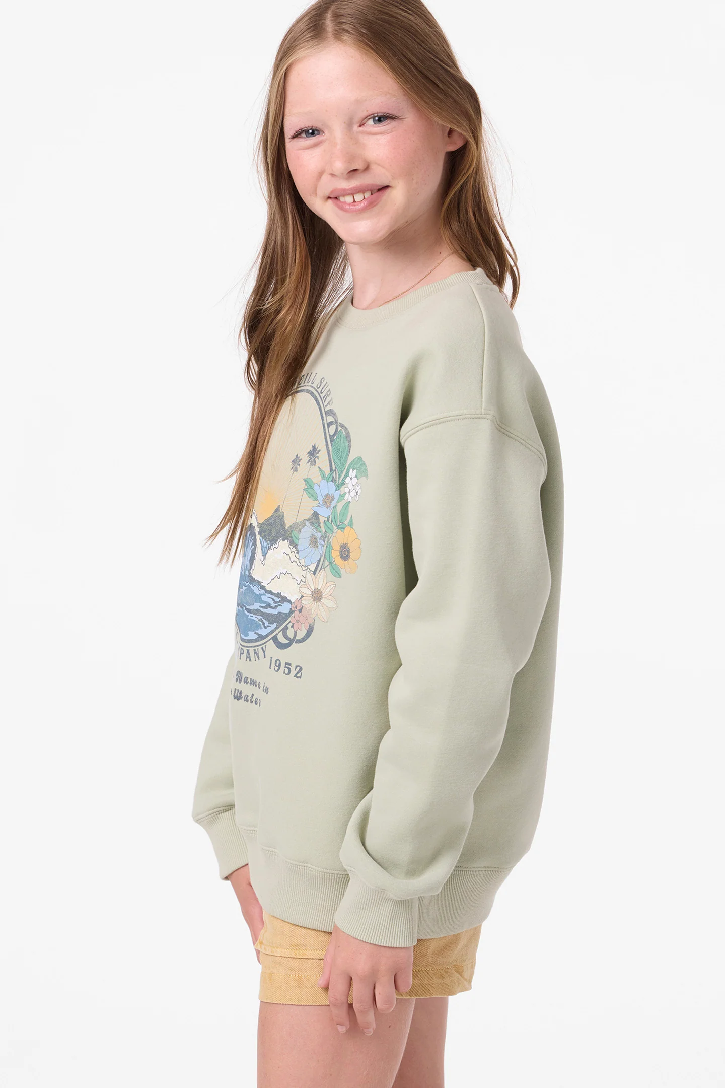 Girl's Skylar Crew Neck Fleece - Image 5