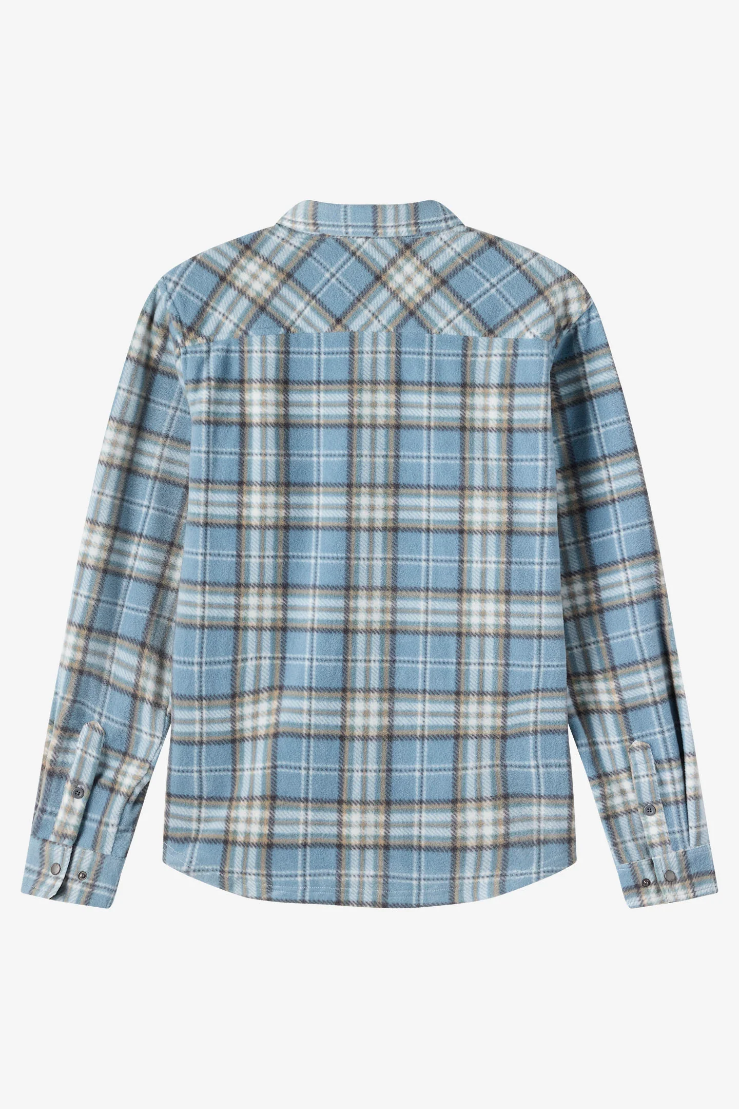 Boy's Glacier Plaid Superfleece Long Sleeve Shirt - Image 5