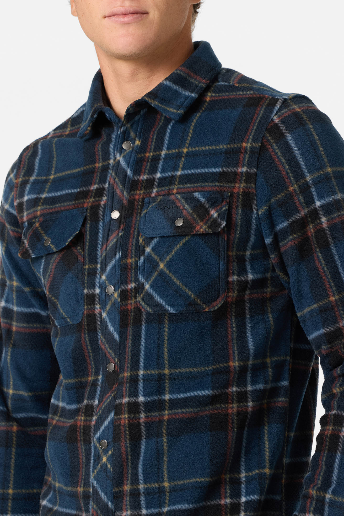 Glacier Plaid Superfleece Standard Fit Long Sleeve Shirt - Image 4