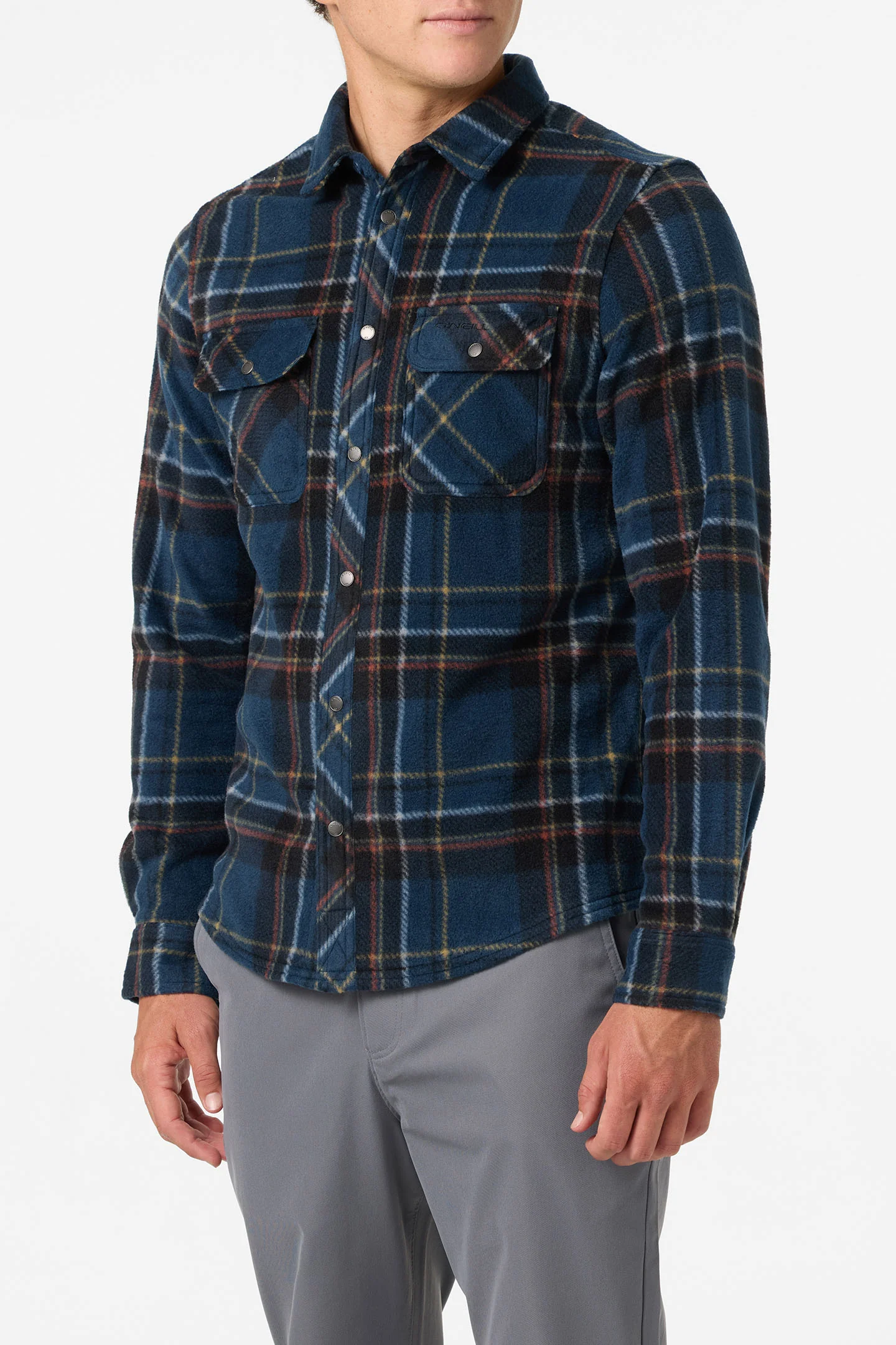 Glacier Plaid Superfleece Standard Fit Long Sleeve Shirt - Image 5