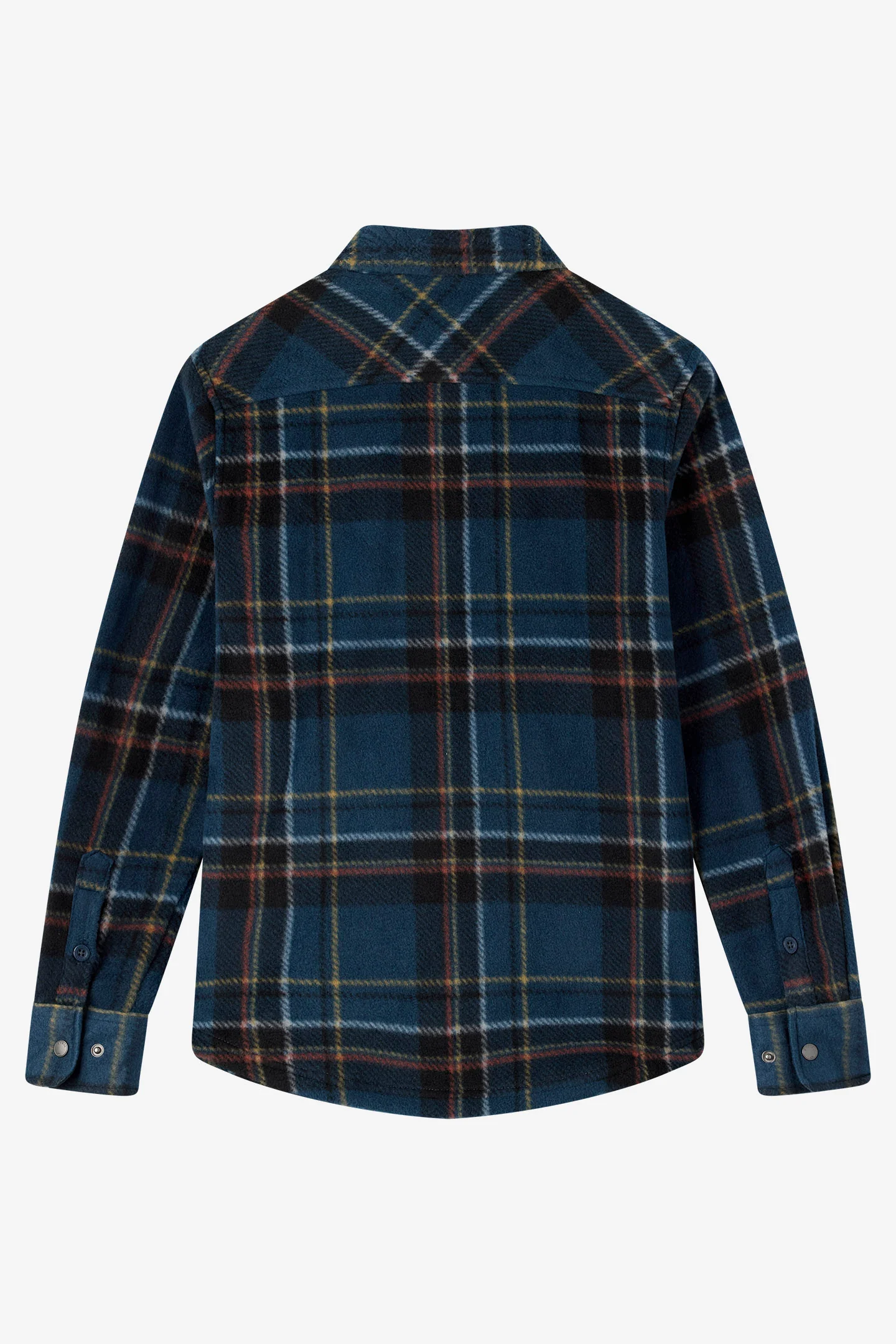 Boy's Glacier Plaid Superfleece Long Sleeve Shirt - Image 5