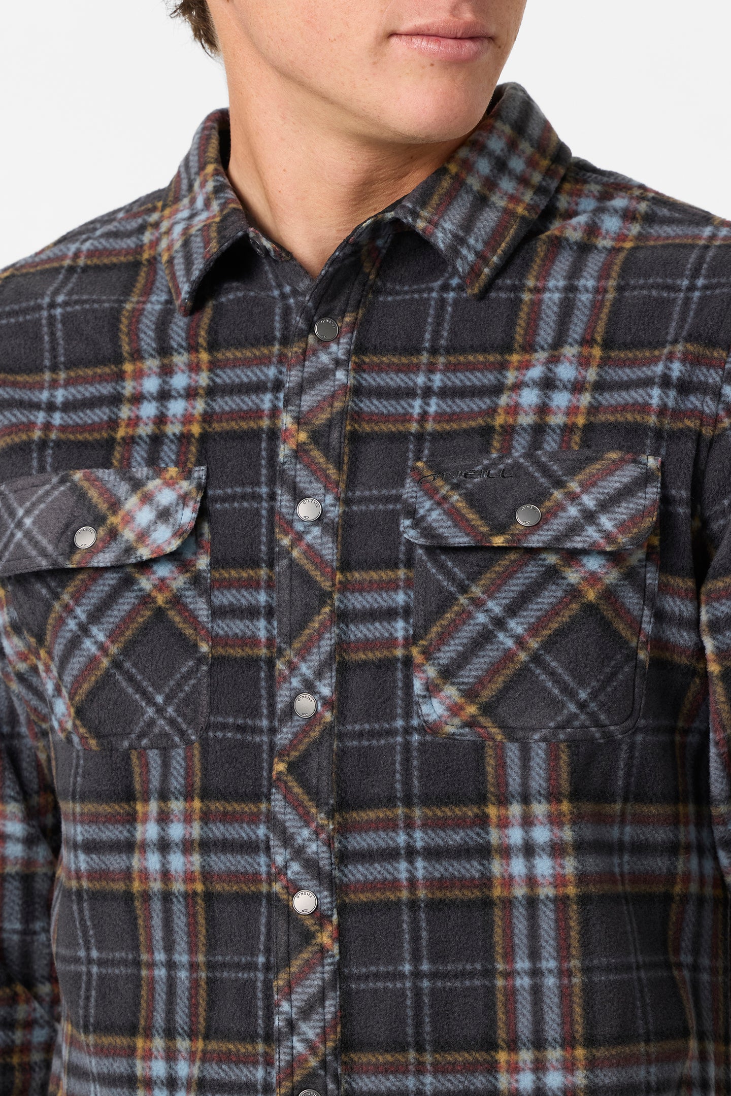 Glacier Plaid Superfleece Standard Fit Long Sleeve Shirt - Image 4