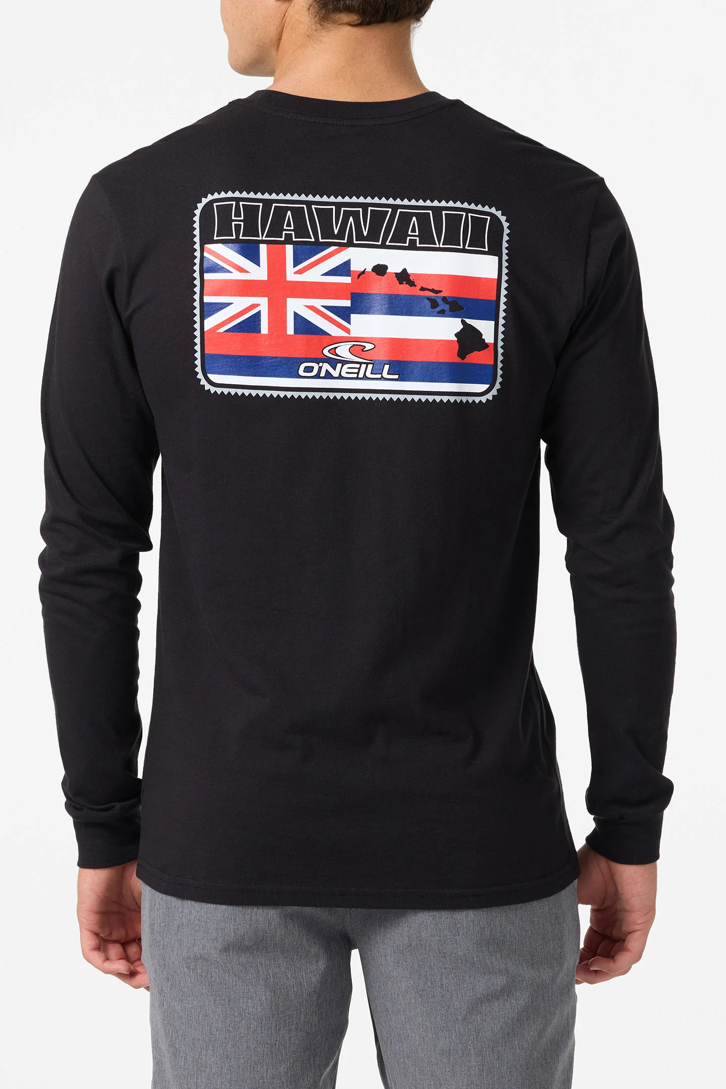 Hawaii Flag 2 Standard Fit Long Sleeve Tee - Image 3