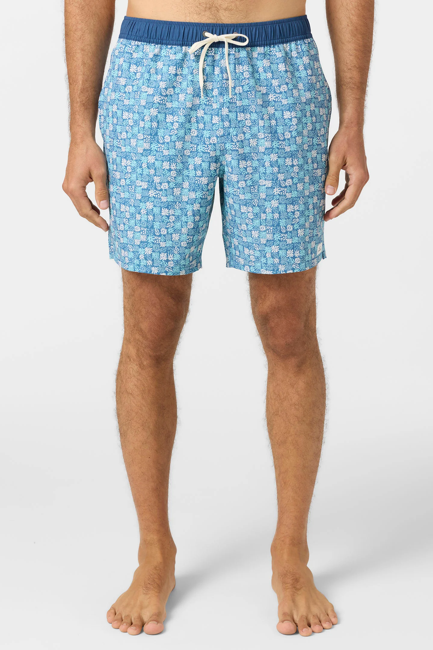 Hermosa Elastic Waist 17" Swim Trunks - Image 2
