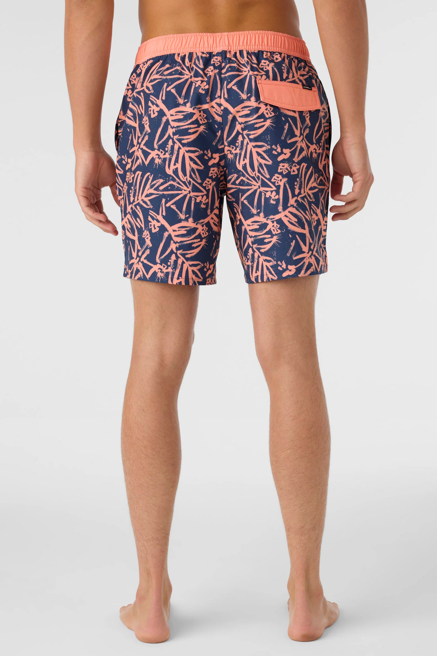 Hermosa Elastic Waist Lined 17" Swim Trunks - Image 6