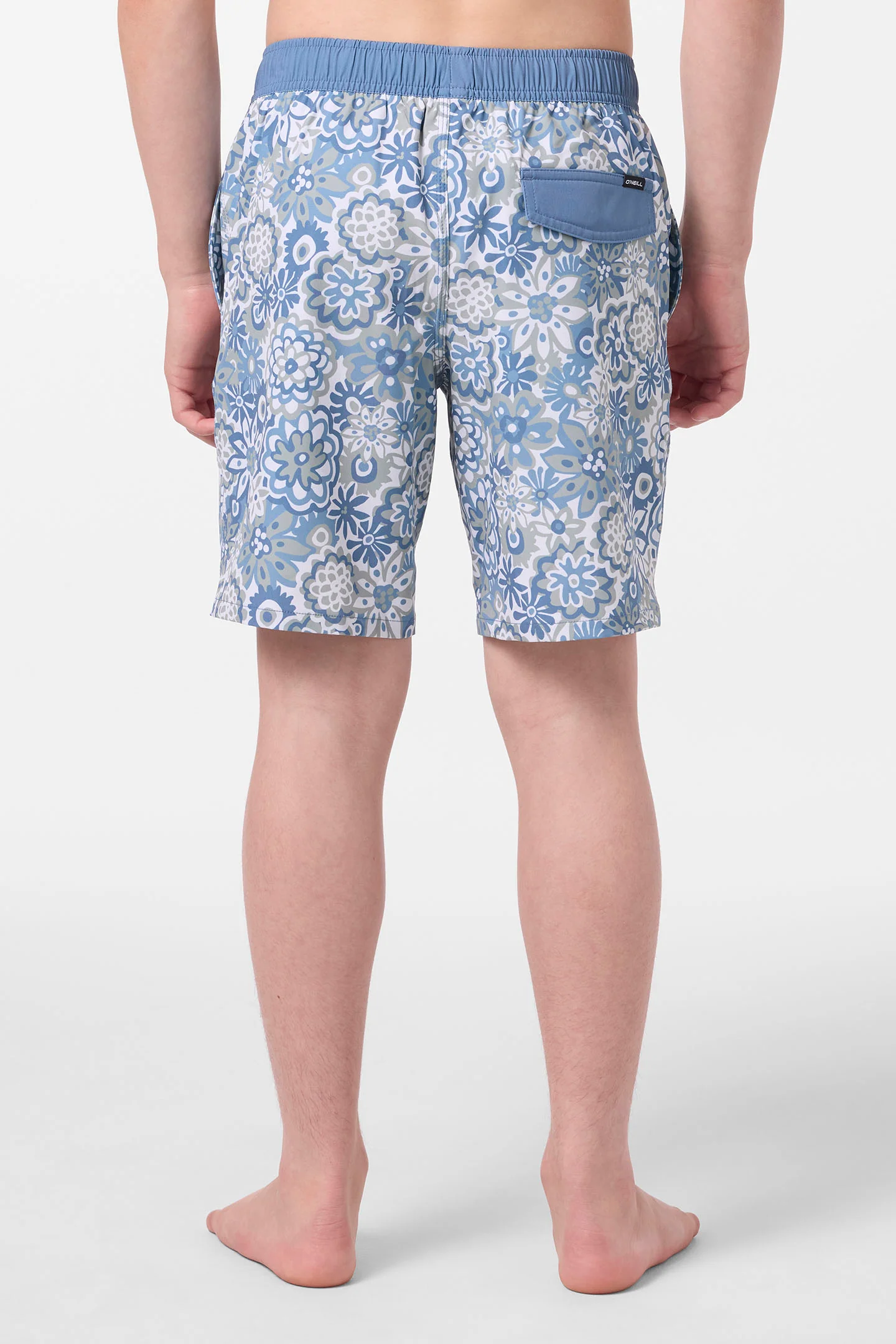 Boy's Hermosa Elastic Waist 16" Swim Trunks - Image 4