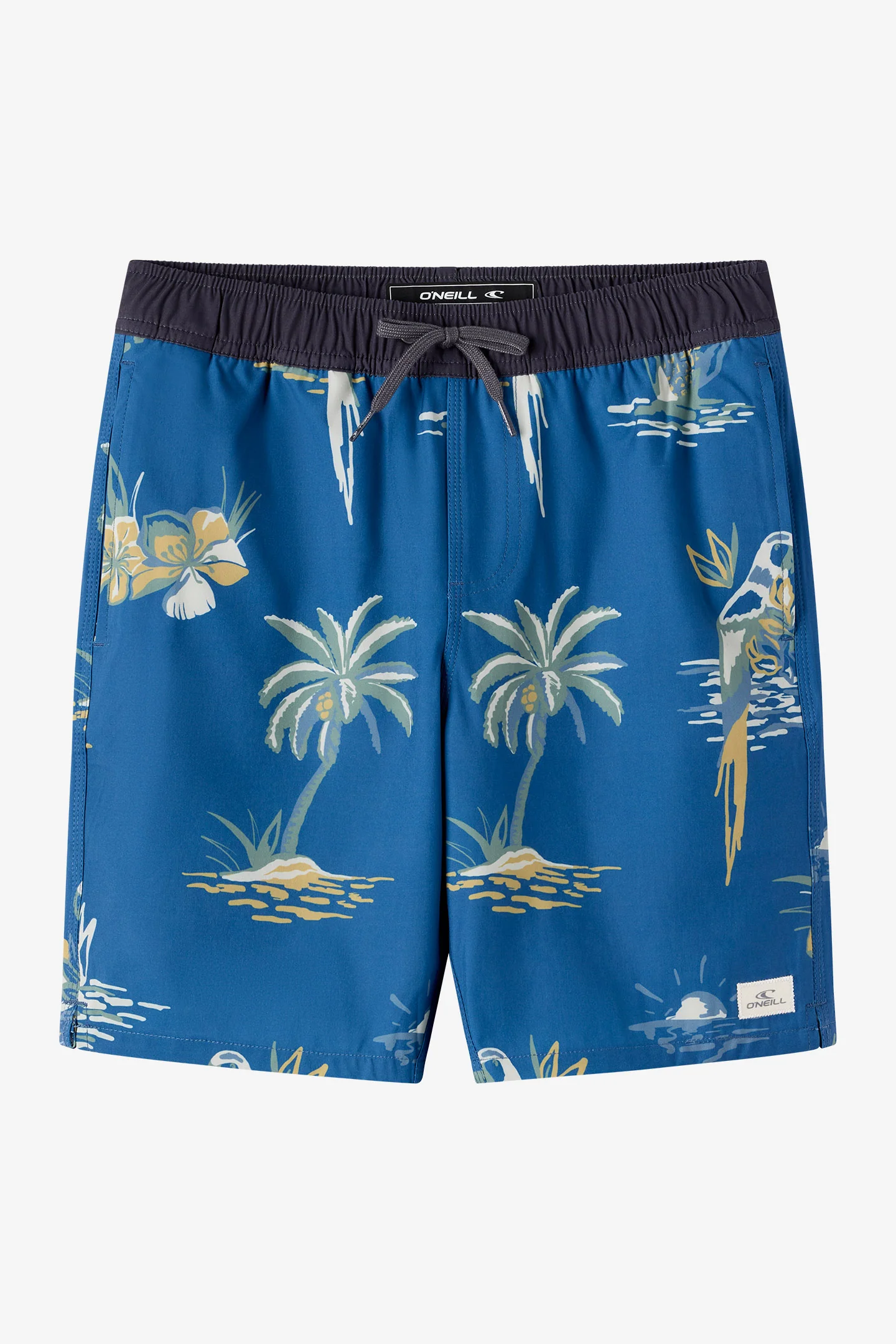 Boy's Hermosa Elastic Waist Lined 16" Swim Trunks
